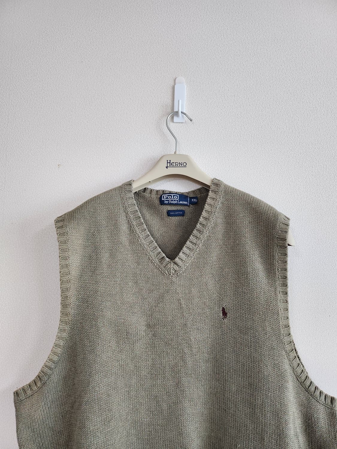 폴로랄프로렌 브이넥조끼 (XXL 상품이미지2