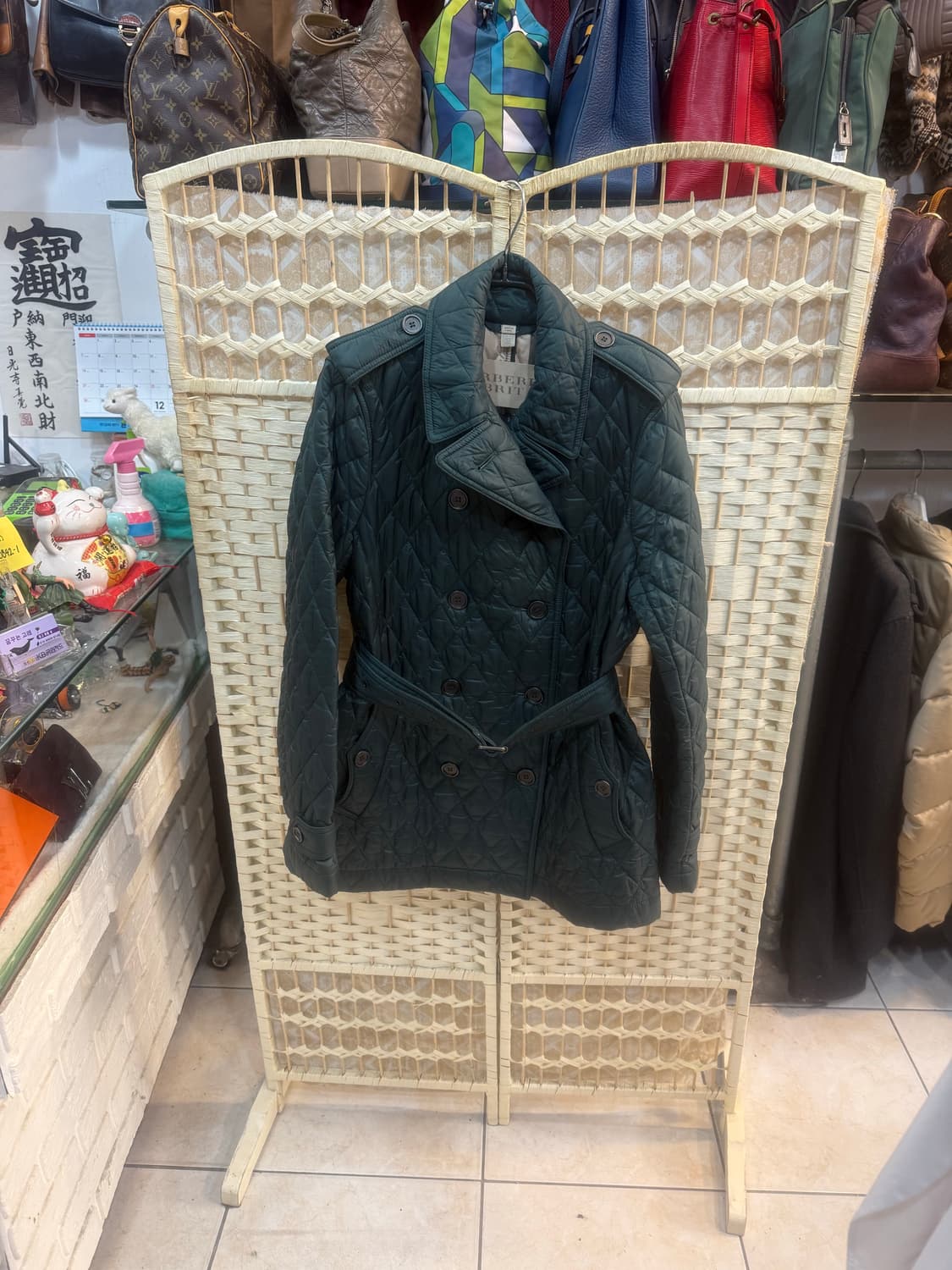 40/66 정품 버버리 브릿 퀄팅코트 팝니다 상품이미지1