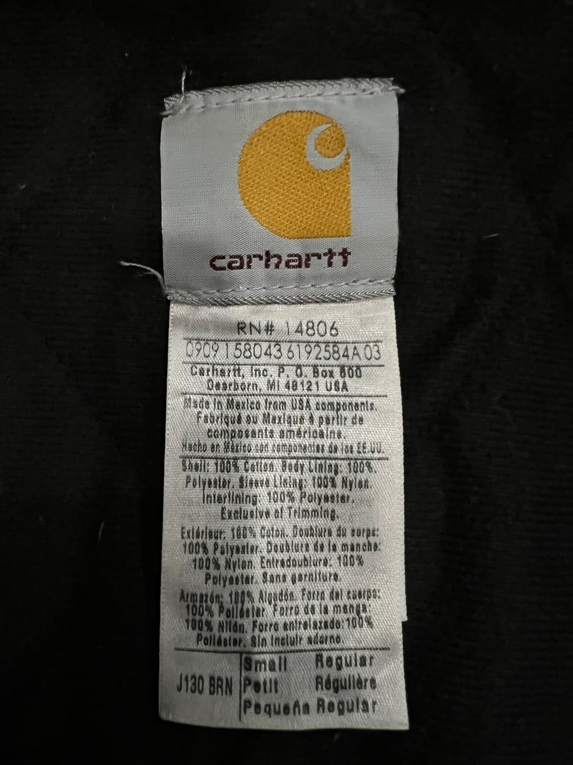 (S)칼하트 덕 액티브 후드자켓 J130 BRN 칼하트브라운 상품이미지4