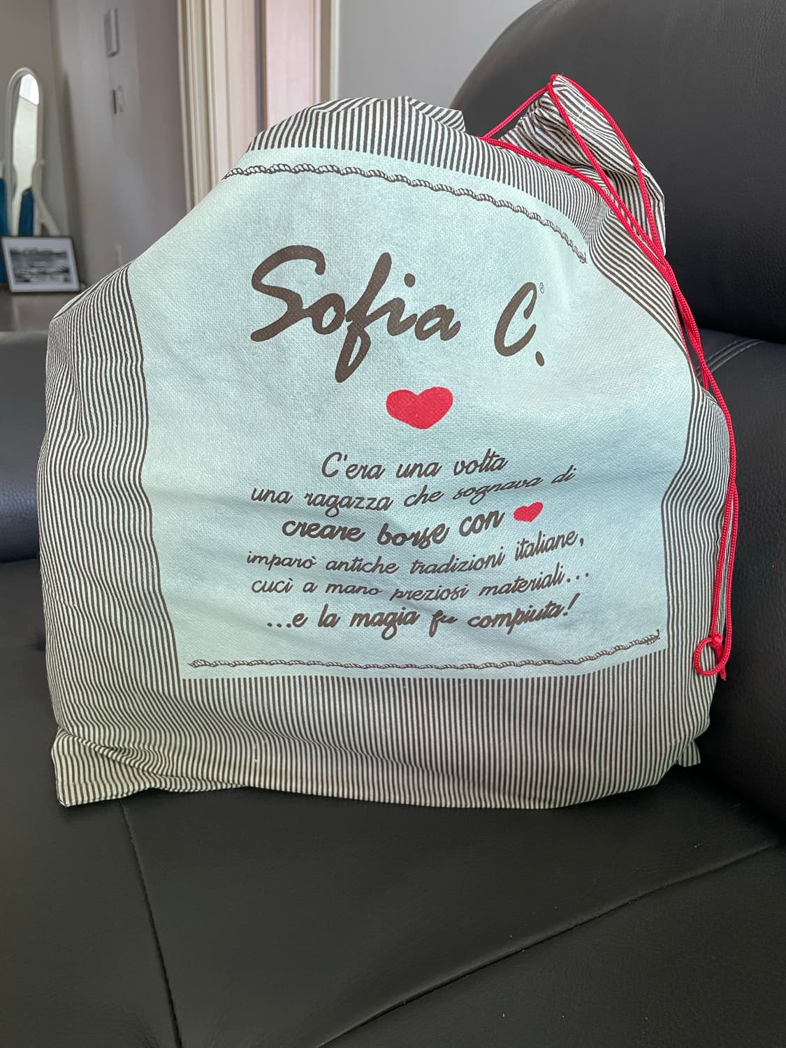 소피아씨 Sofia C 이탈리아 리얼 스웨이드 가죽 숄더백 토트백 빈티지 상품이미지10