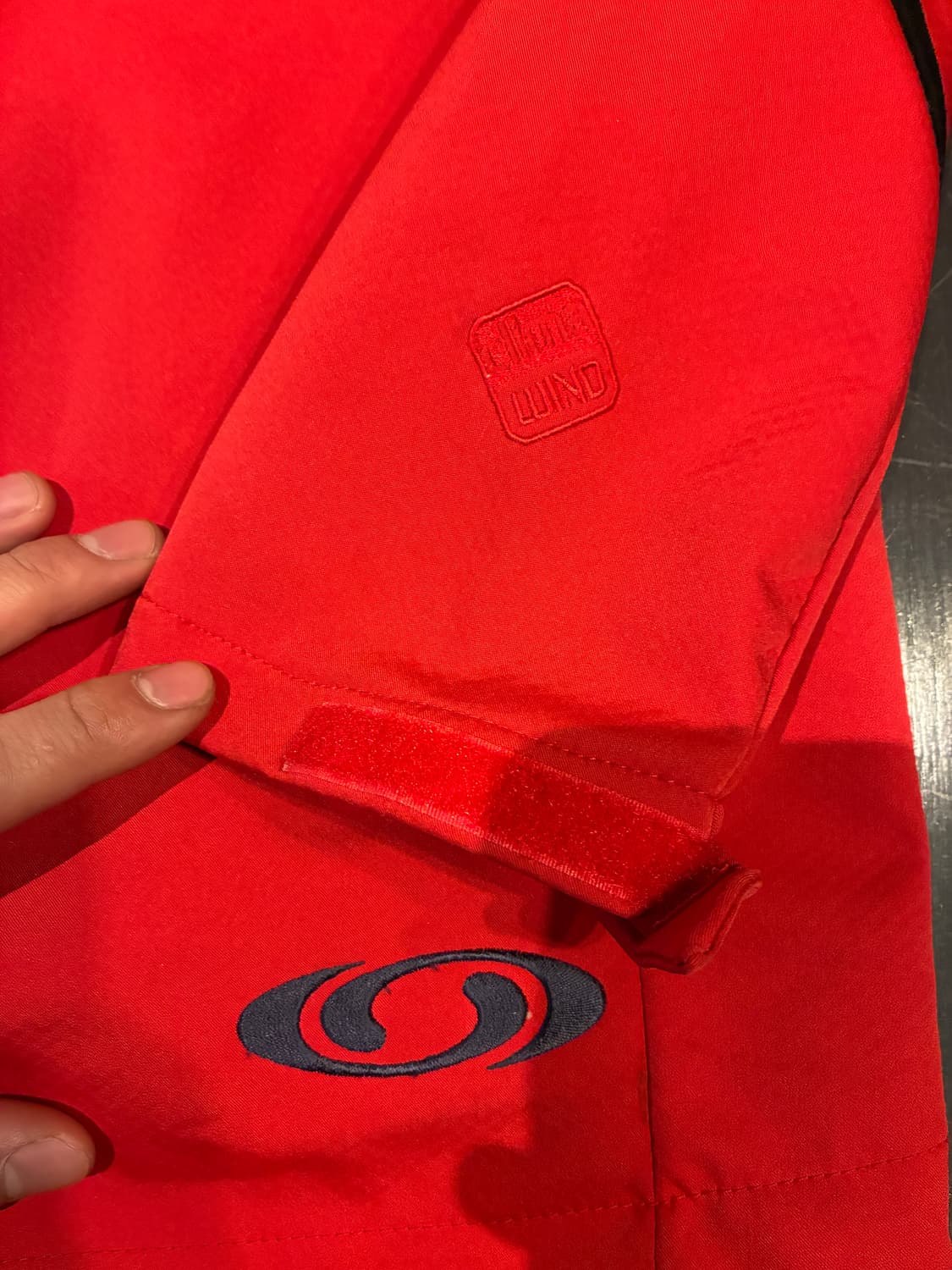 M) 살로몬 소프트 쉘 바람막이 자켓 레드 상품이미지8