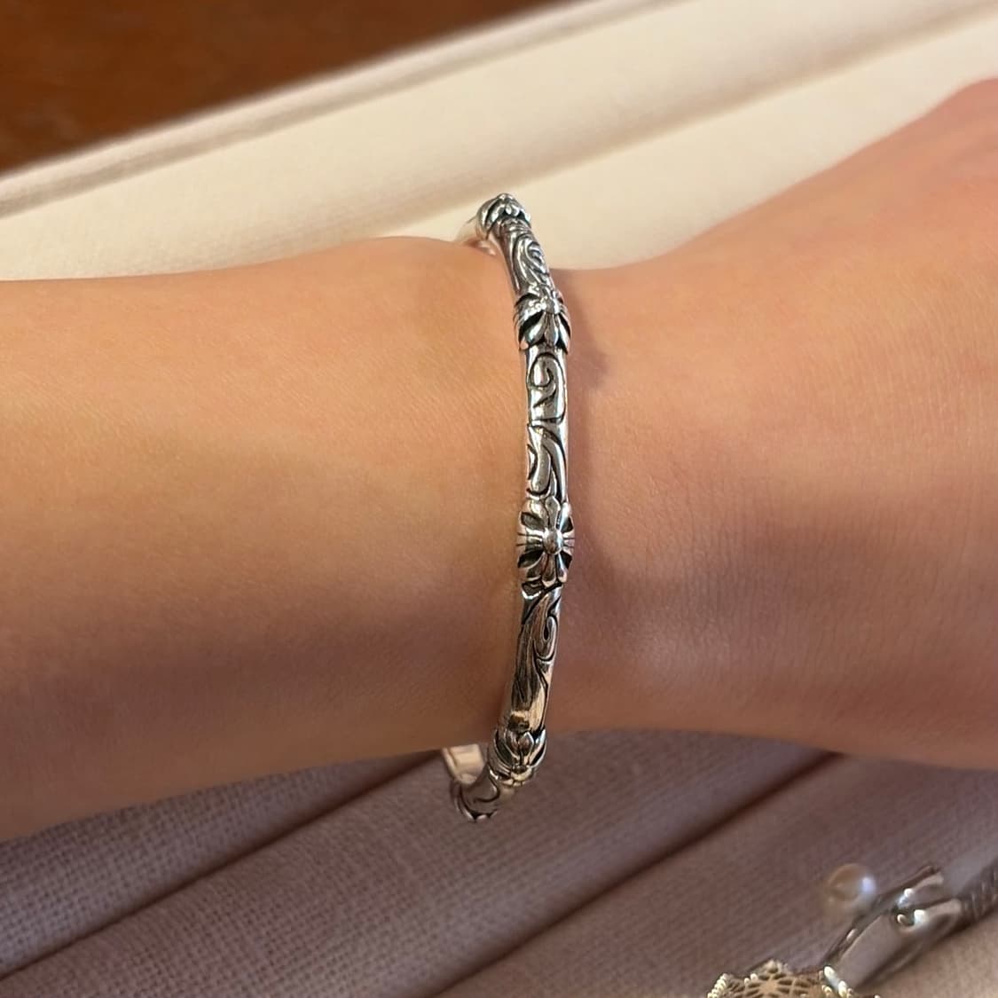 새상품 신주 실버코팅 팔찌 상품이미지3