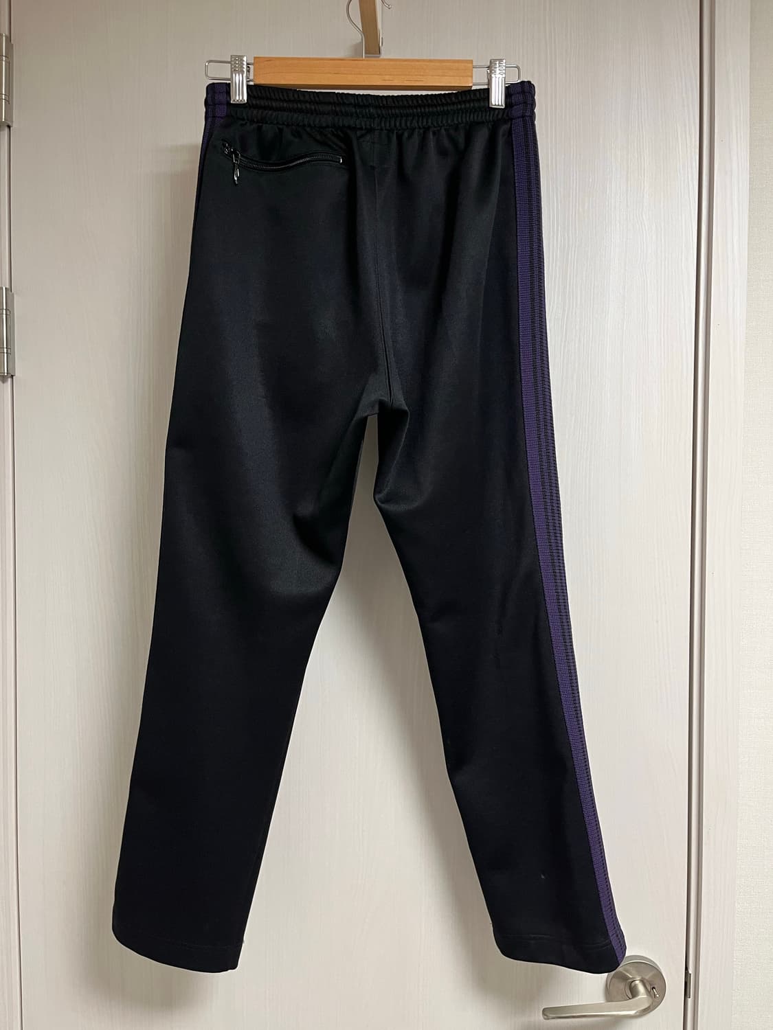 니들스 트랙팬츠 네로우 블랙/퍼플 S 상품이미지2