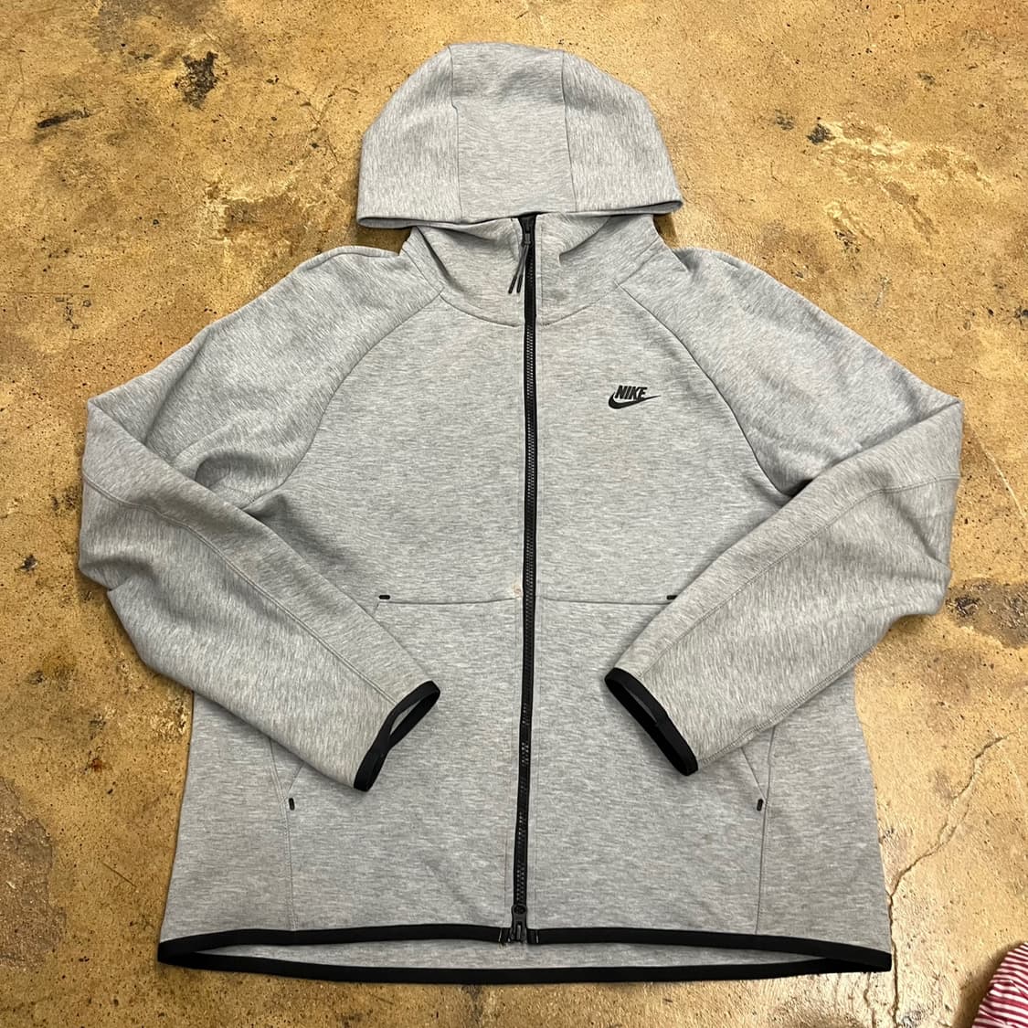 [정품/XL] 나이키 테크 플리스 풀집업 후드 그레이 b10 상품이미지2
