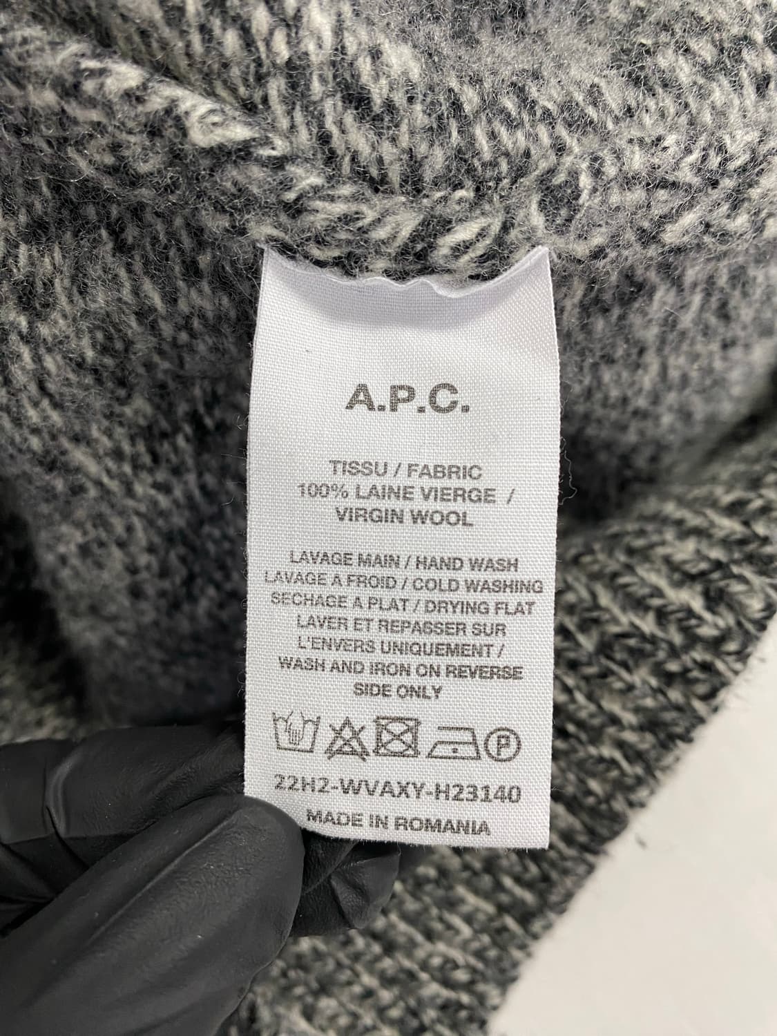 A.P.C. 아페쎄 울 니트 XL <462> 상품이미지4