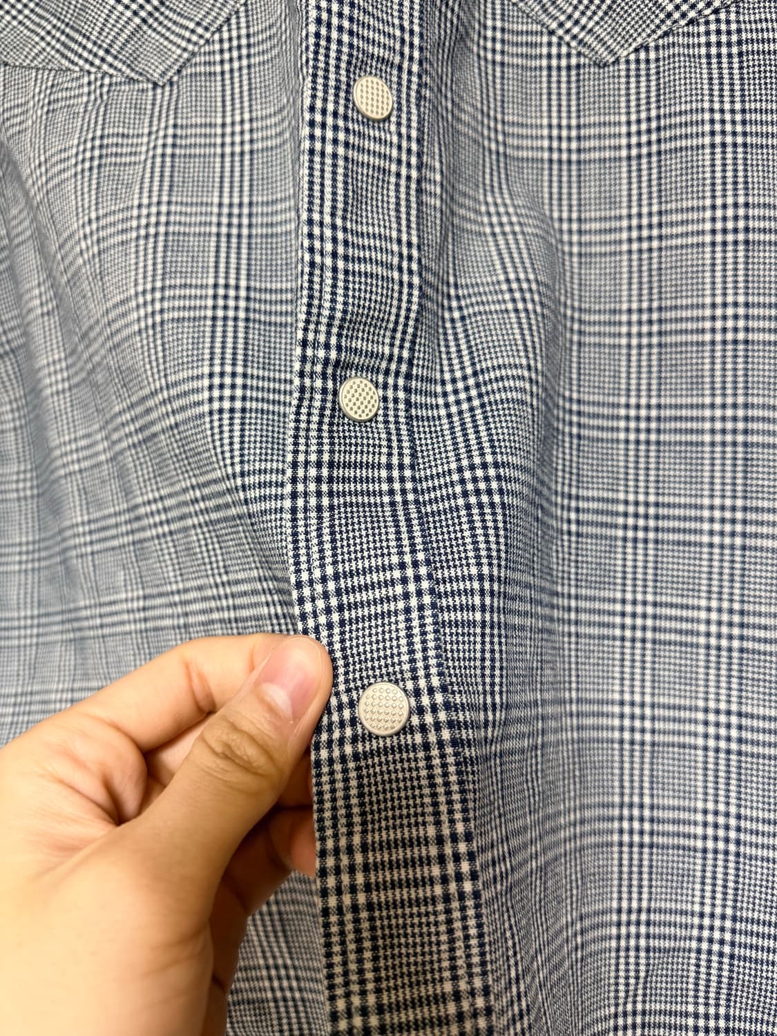 본쿠라 웨스턴셔츠 글렌체크 상품이미지5