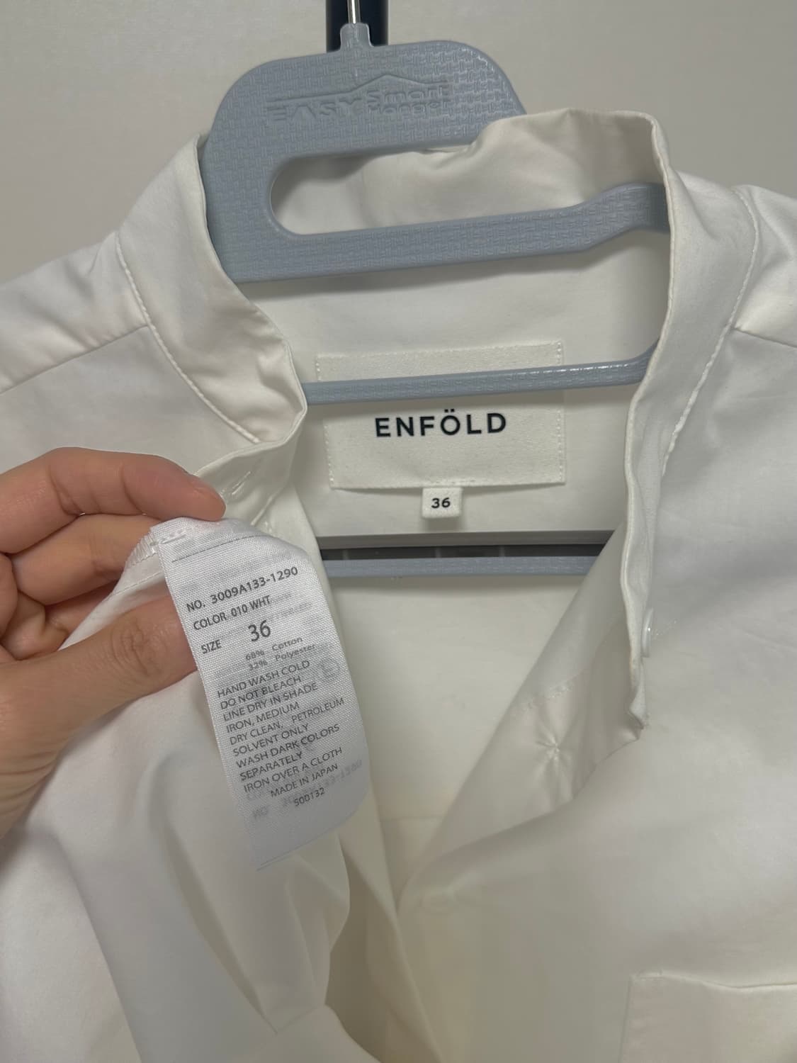 엔폴드 enfold 오버 롱 셔츠 상품이미지4