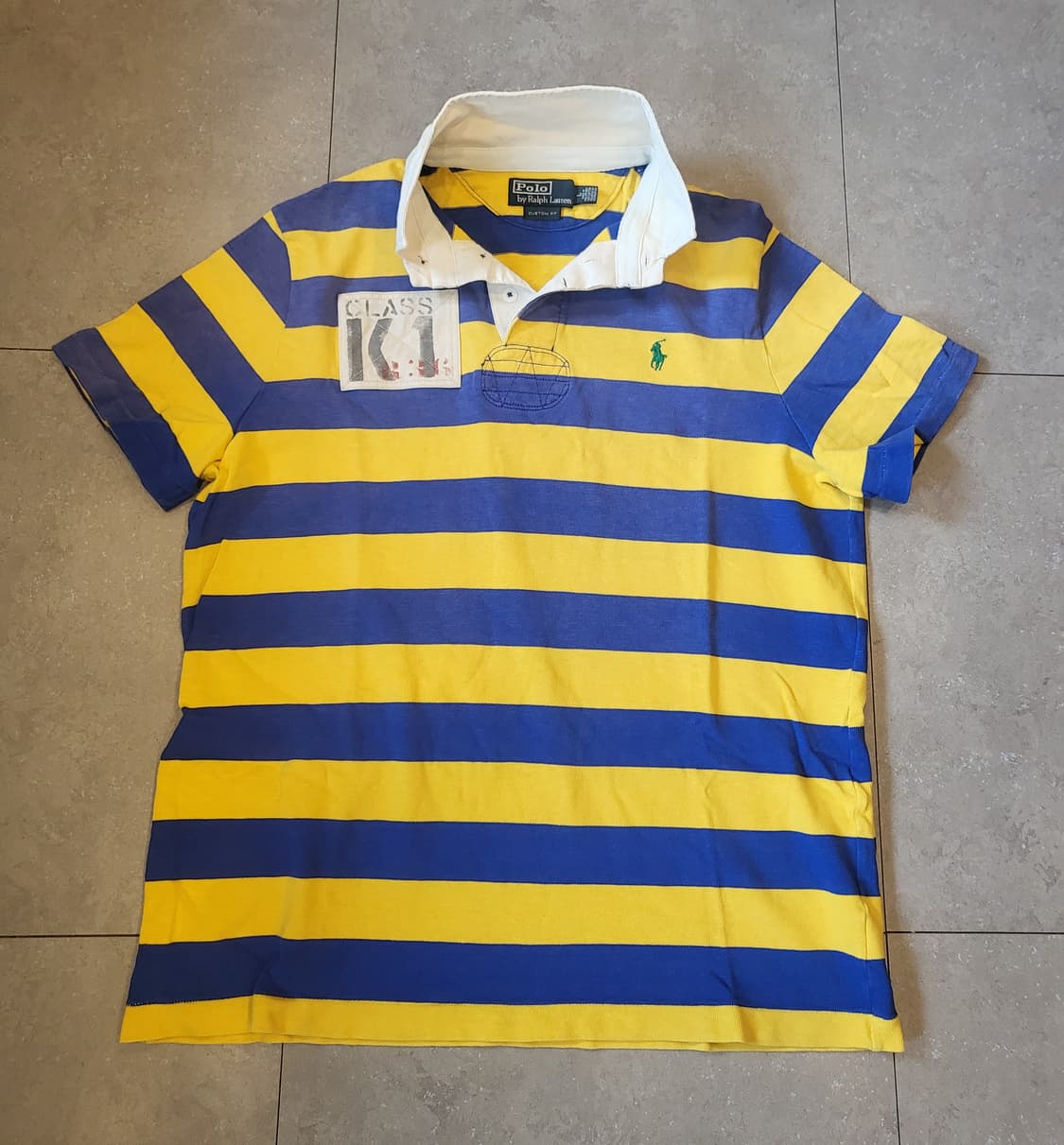 폴로 랄프로렌 스트라이프 럭비티 L 새상품 상품이미지1