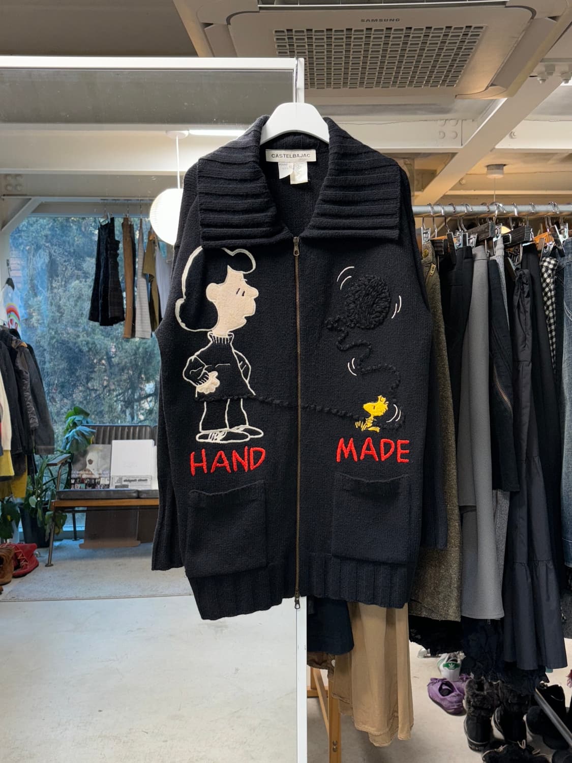 까스텔바작 피너츠 집업 가디건 상품이미지1