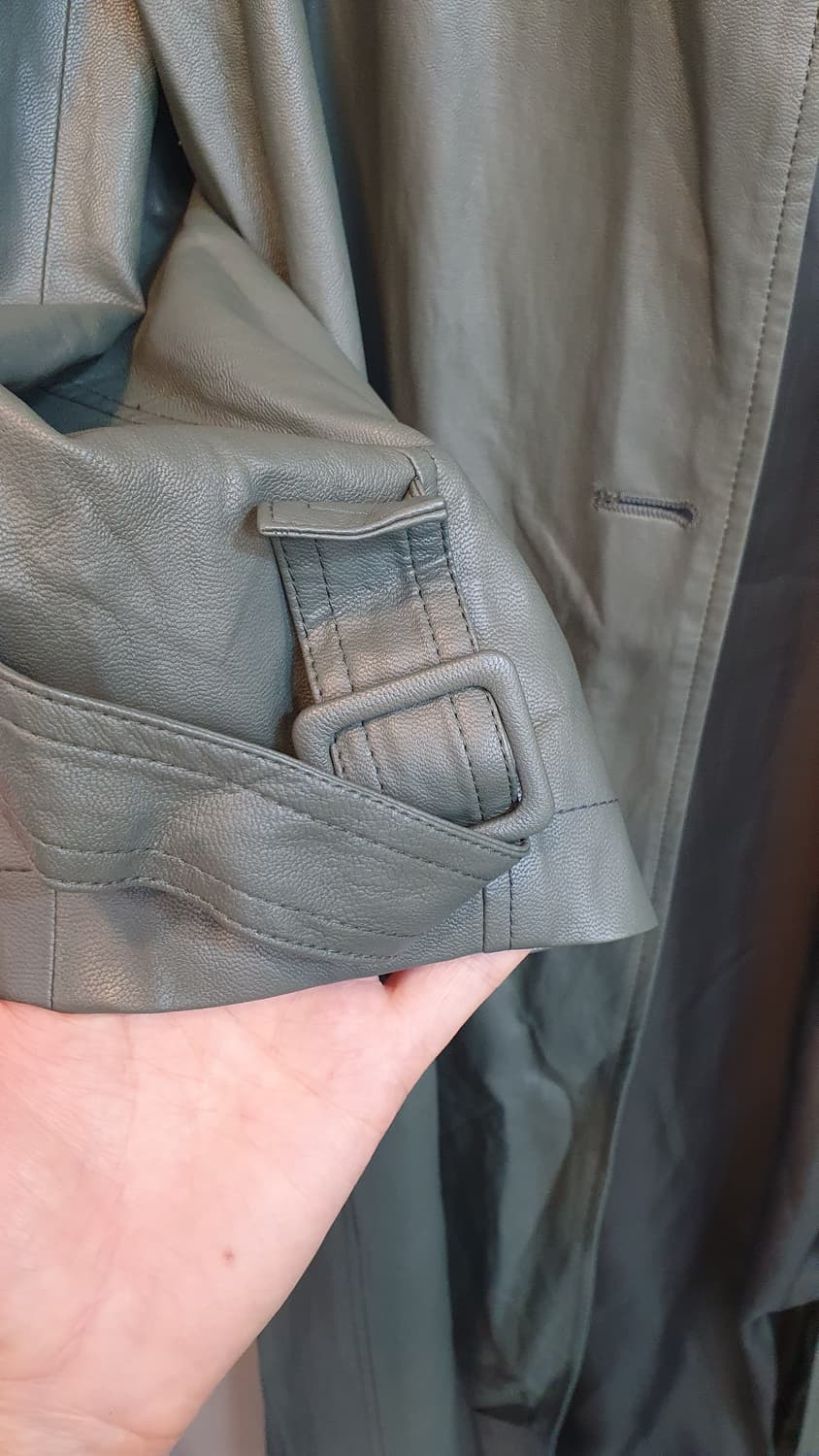 Ggpx 양가죽 롱자켓 S 상품이미지4