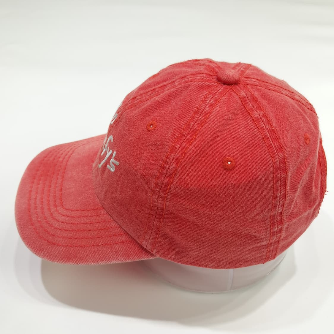 HitWear Wolfys 빈티지 레드 볼캡 P1528 상품이미지4