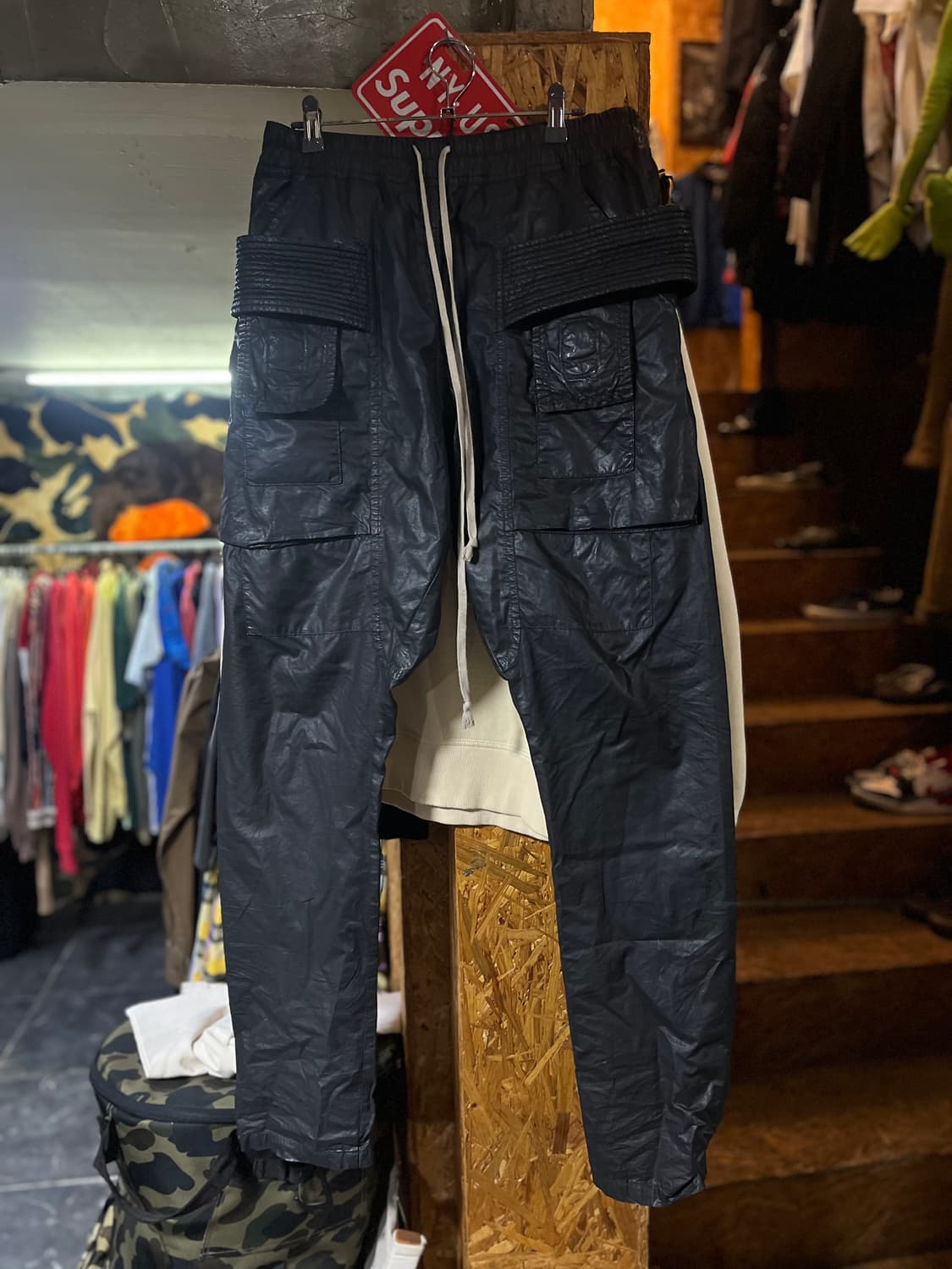 릭오웬스 태권도 코팅팬츠 XL 상품이미지1