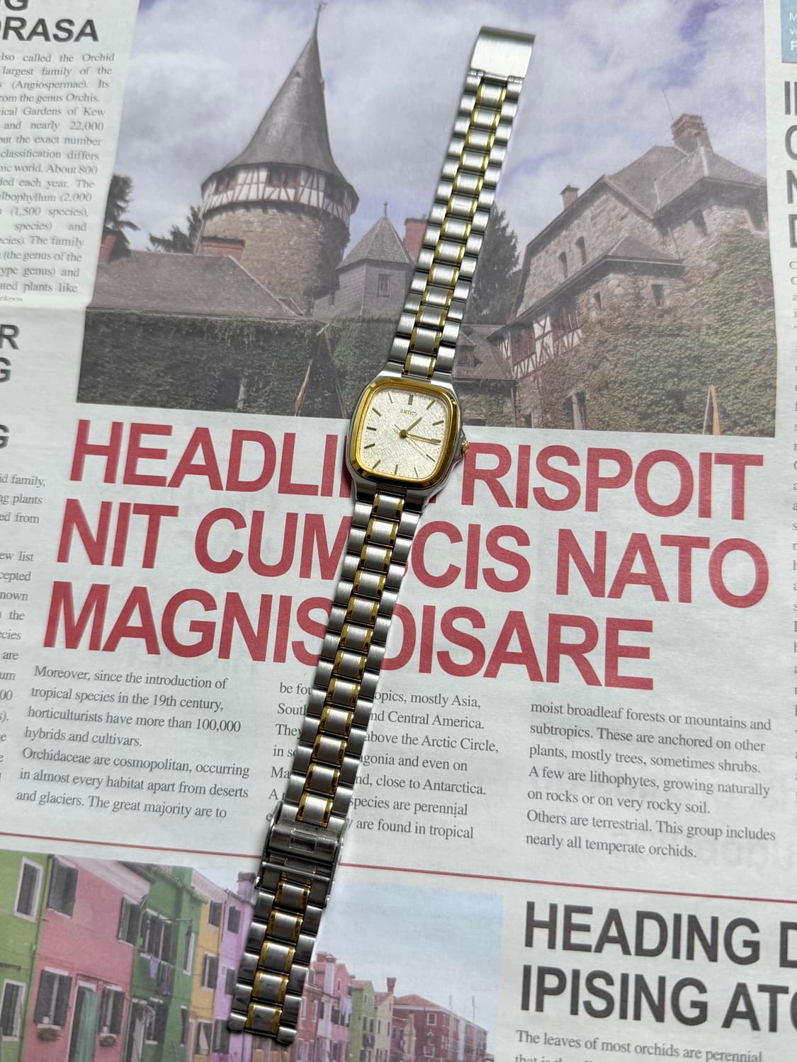 Seiko 세이코 히타치 콤보 스퀘어 쿼츠 상품이미지2