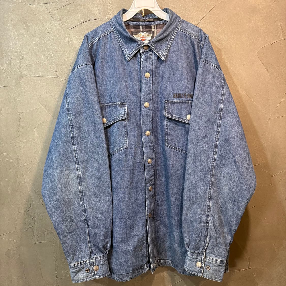 [XL] HARLEY DAVIDSON 할리데이비슨 데님 셔츠 자켓 상품이미지1