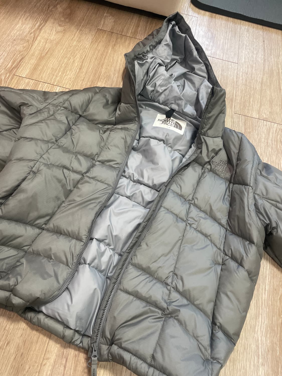 노스페이스 웨이브 LT 온 자켓 그레이 스몰 사이즈 상품이미지1