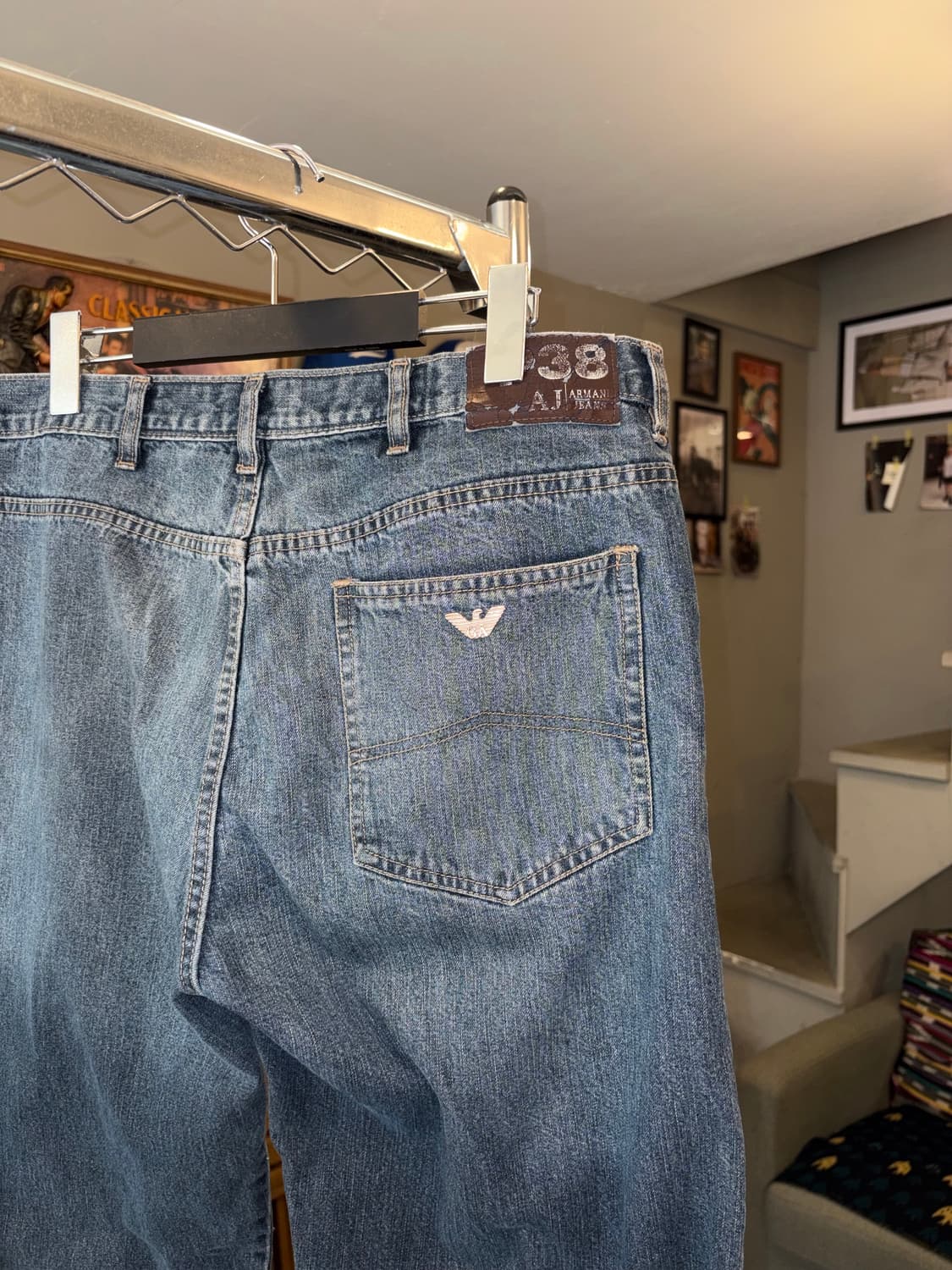 90-00’s Armani Jeans pocket detail denim 상품이미지9