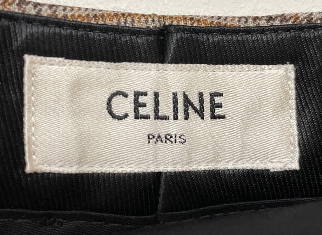 [NCT 착용] 셀린느 22ss 체크 플레어 팬츠 상품이미지8