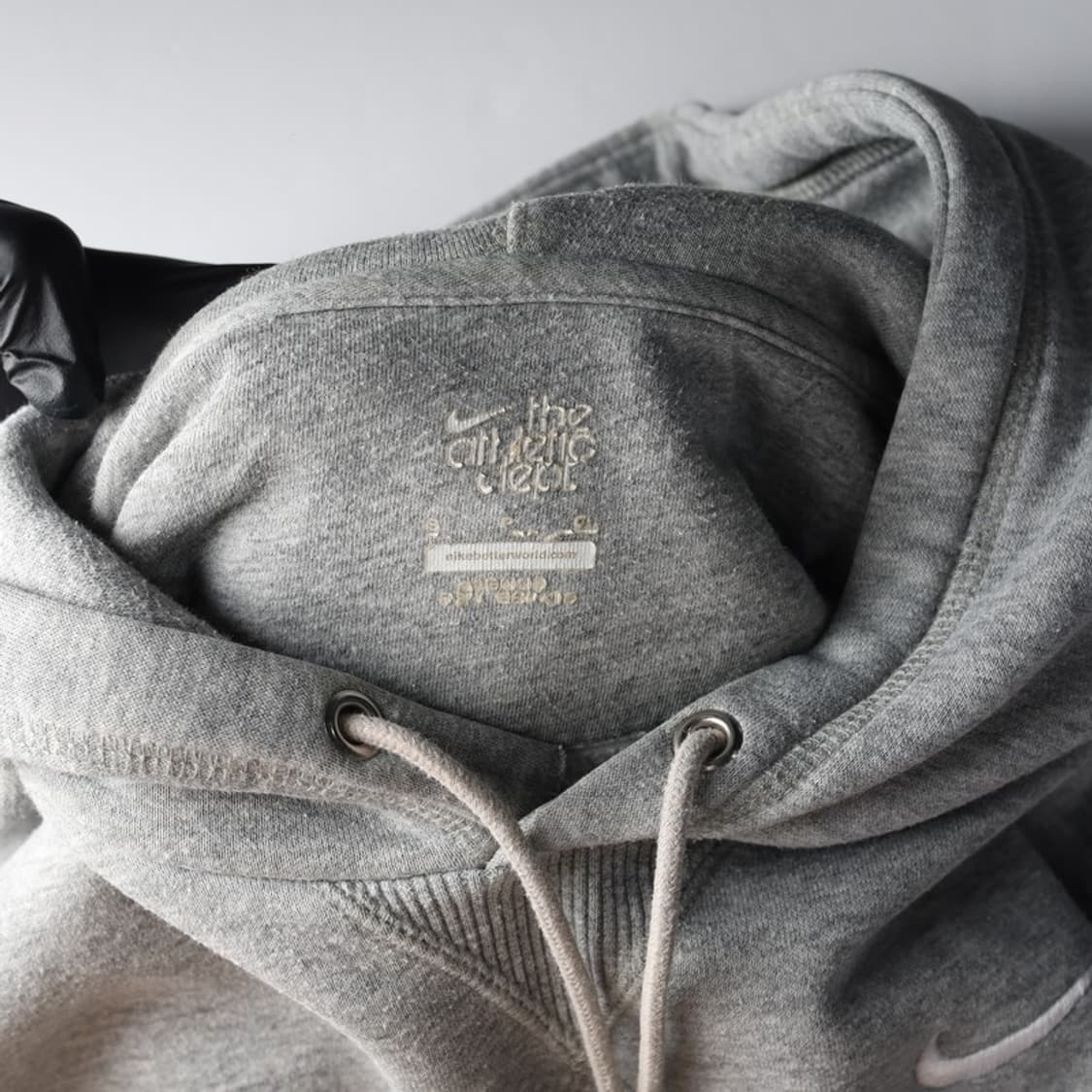 나이키 미니 스우시 그레이 기모 후드티 S 상품이미지5