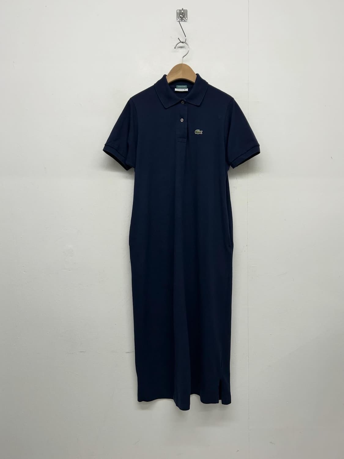 라코스테 재팬 네이비 피케 롱 원피스 상품이미지1