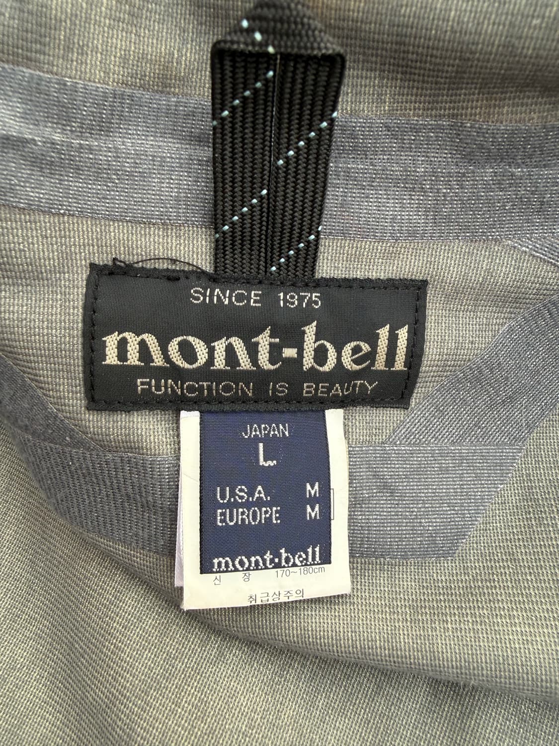 Montbell 몽벨 2way 고어텍스 바람막이 상품이미지7