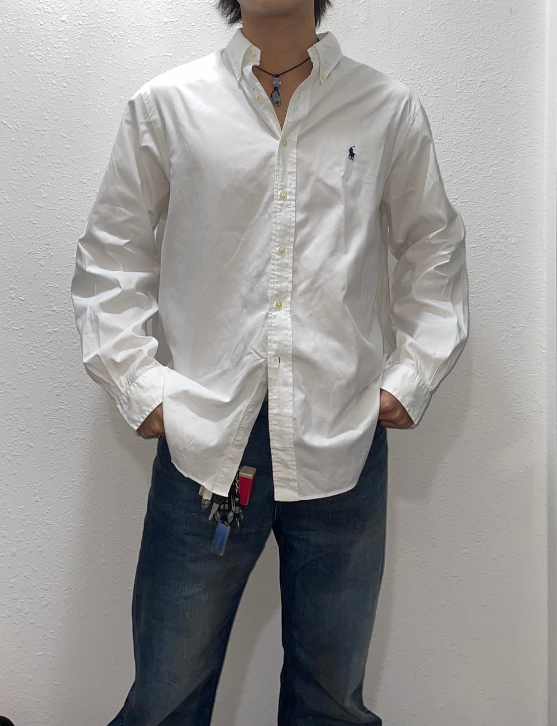 폴로릴프로렌 블랙포니 화이트셔츠 상품이미지1