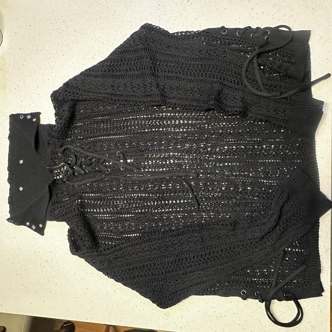 gakihara net knit 그물 니트 상품이미지2