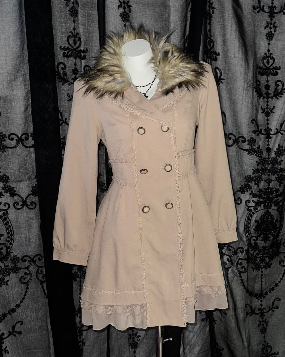 brown lovely trench coat 상품이미지1