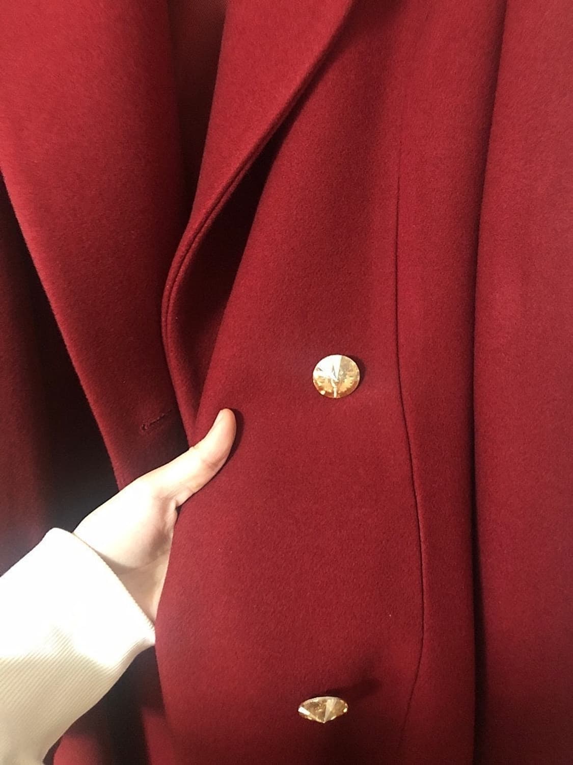 씨호린 cholyn ) 프라자 코트, 레드컬러 S size 상품이미지9