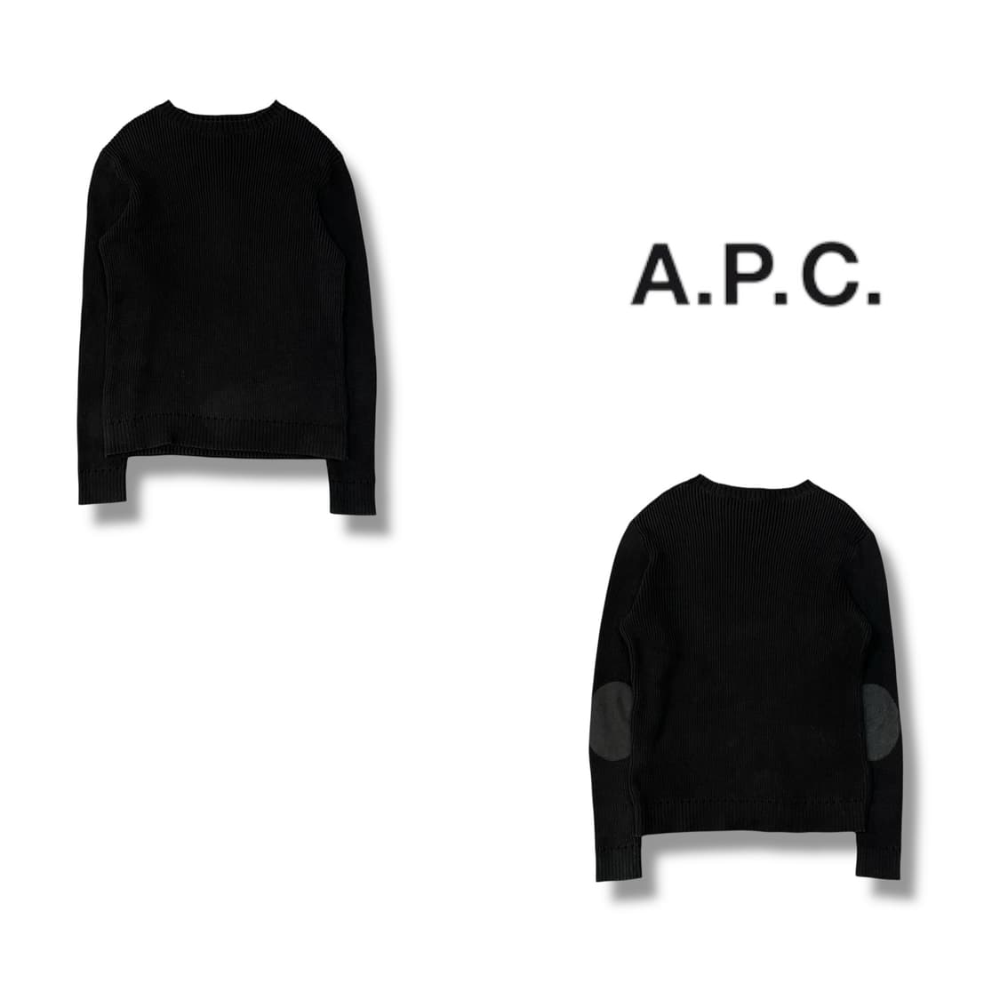  아페쎄 암패치 니트 y14249 상품이미지1