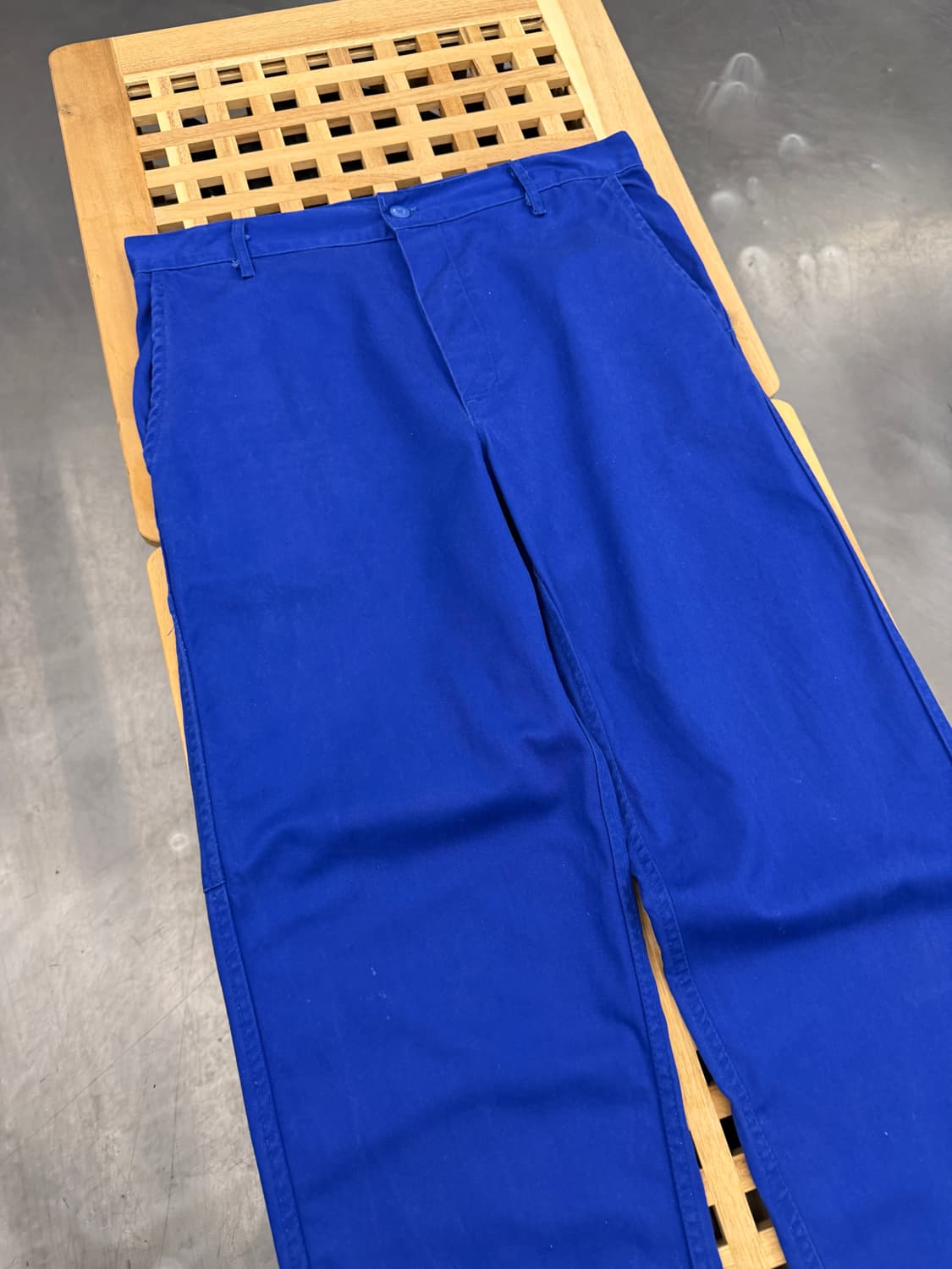 OLD VINTAGE WASHED BLUE FRENCH 프렌치워크팬츠 상품이미지5
