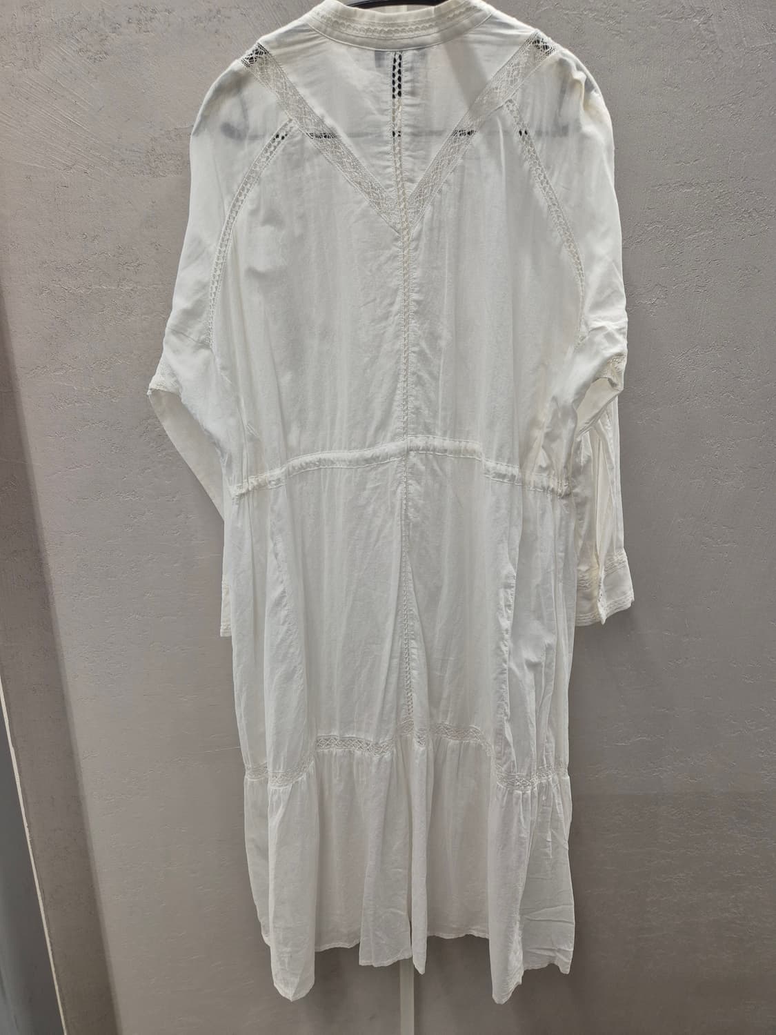 DKNY 화이트 롱 원피스 XS 상품이미지3