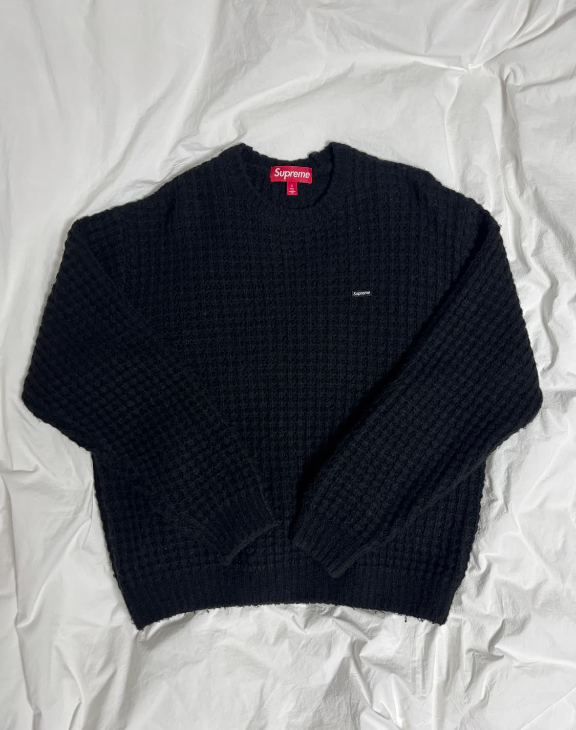 슈프림 스몰박스 와플 스웨터 상품이미지2