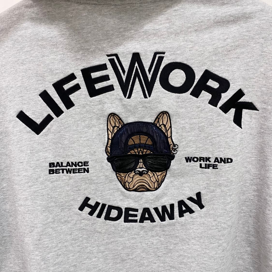 라이프워크 볼캡 힙독 후드 티셔츠 상품이미지5