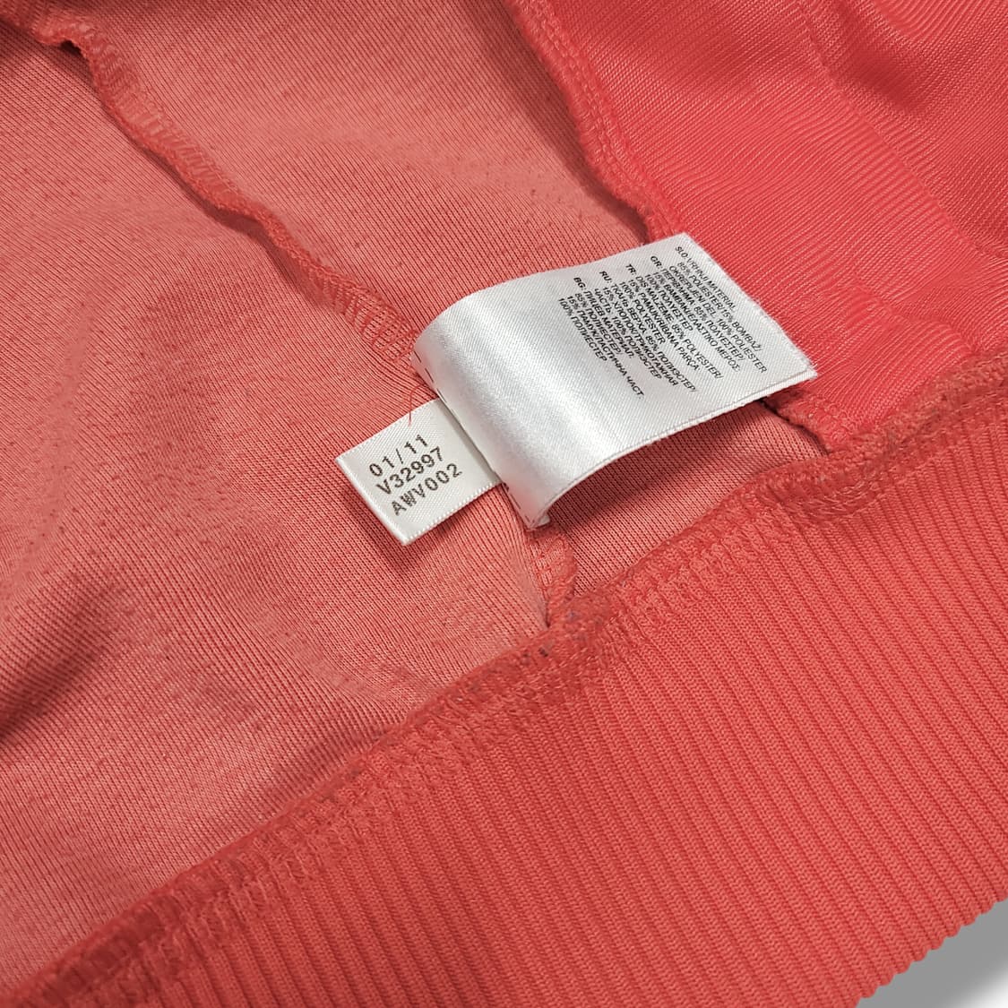 [L] 아디다스 레드 오리지널 파이버드 오버핏 후드 집업 트랙탑 상품이미지9