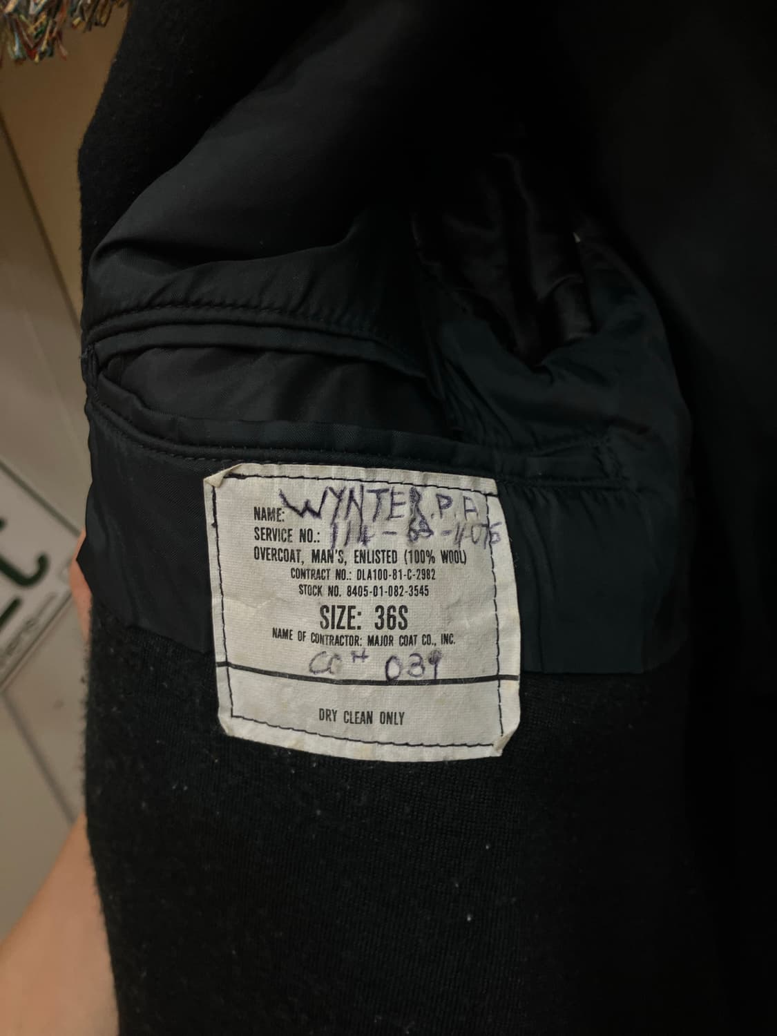 80s 오리지널 미해군 피코트 상품이미지4