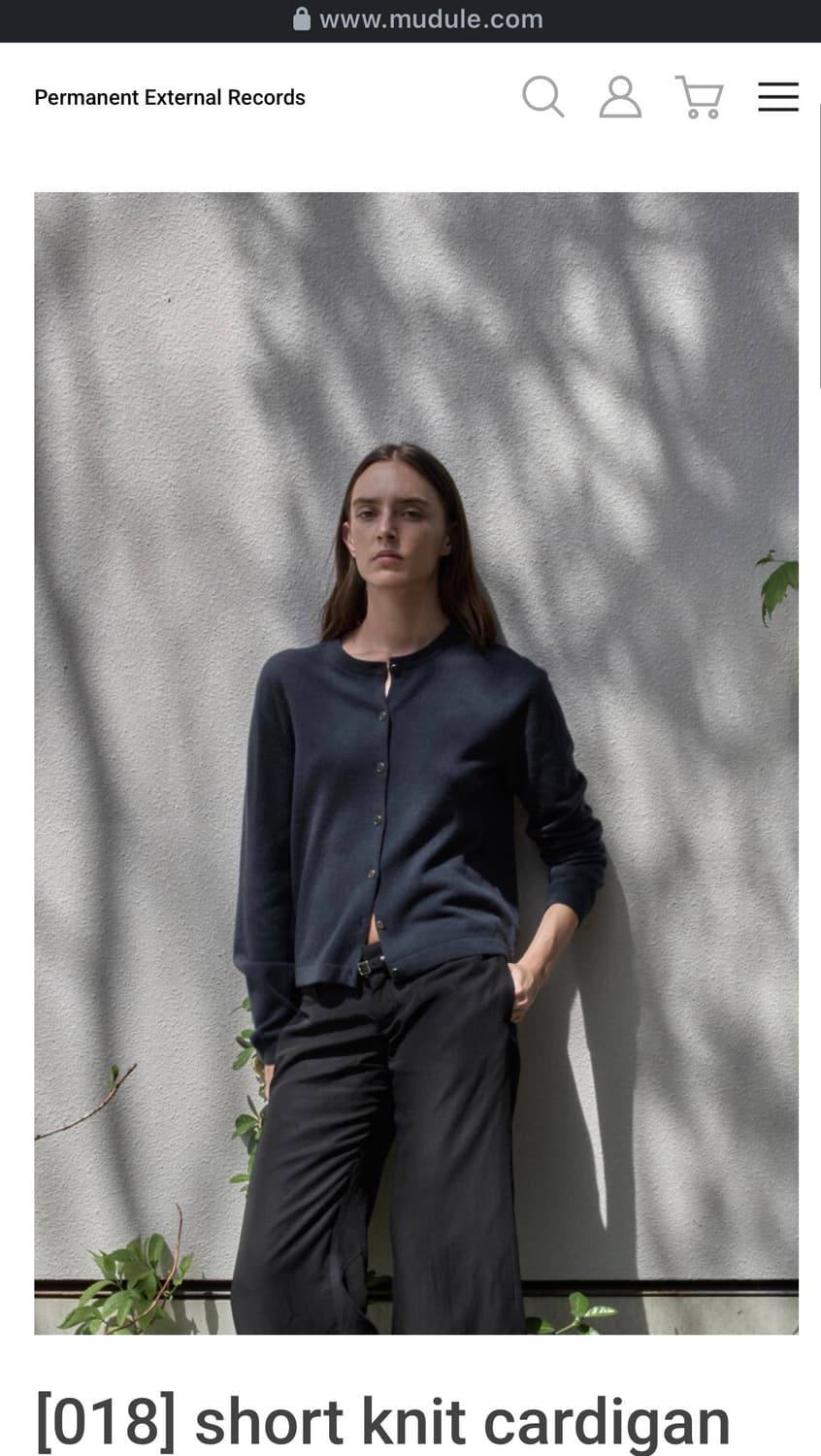 short knit cardigan grey 상품이미지1