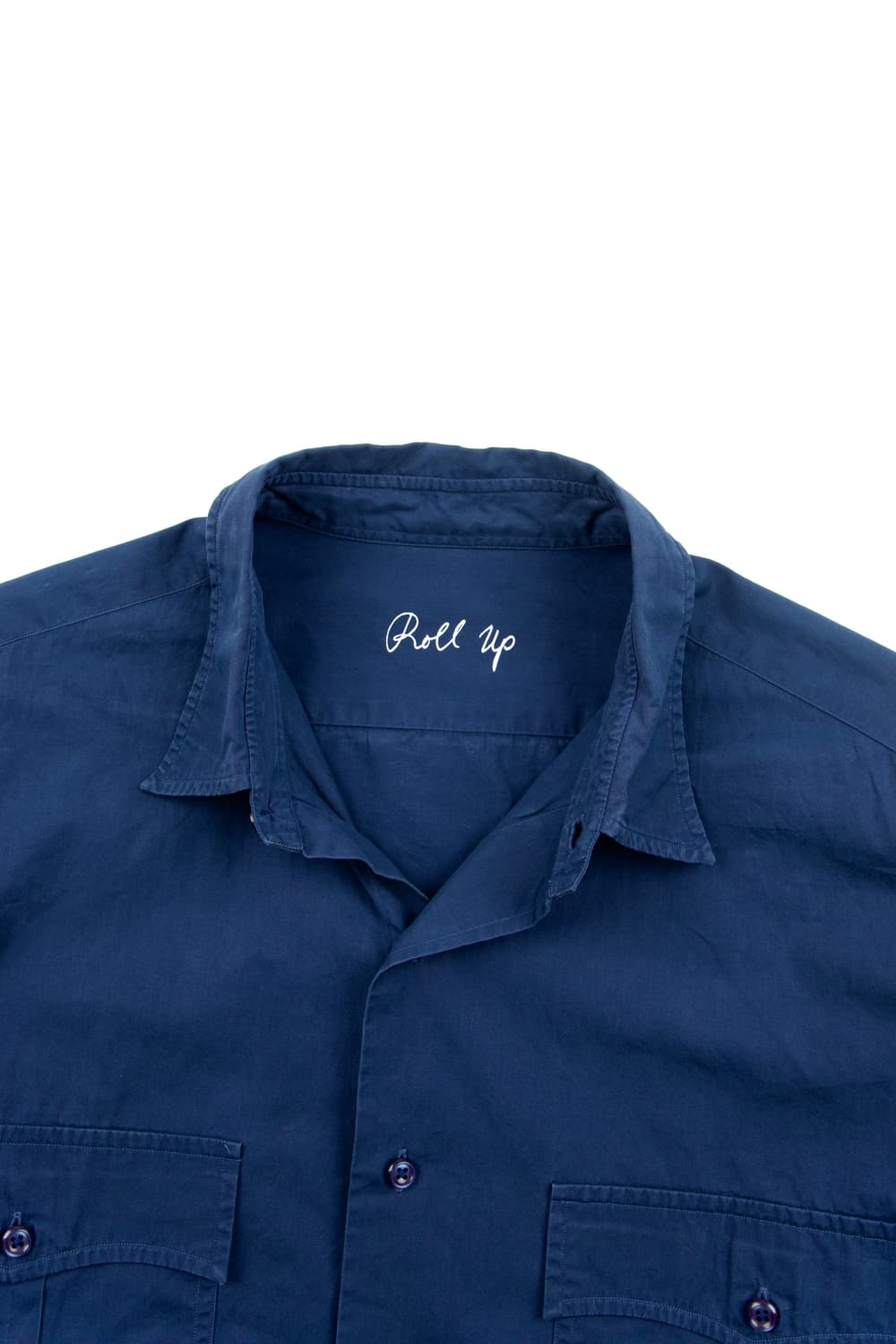 Porter classic 롤업 셔츠 네이비 상품이미지2