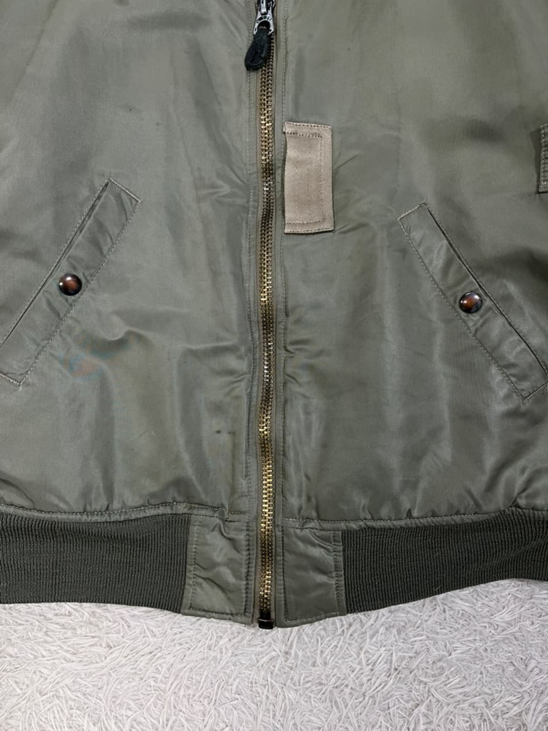 빈티지 MA-1 항공 점퍼/복각/#3337 상품이미지3