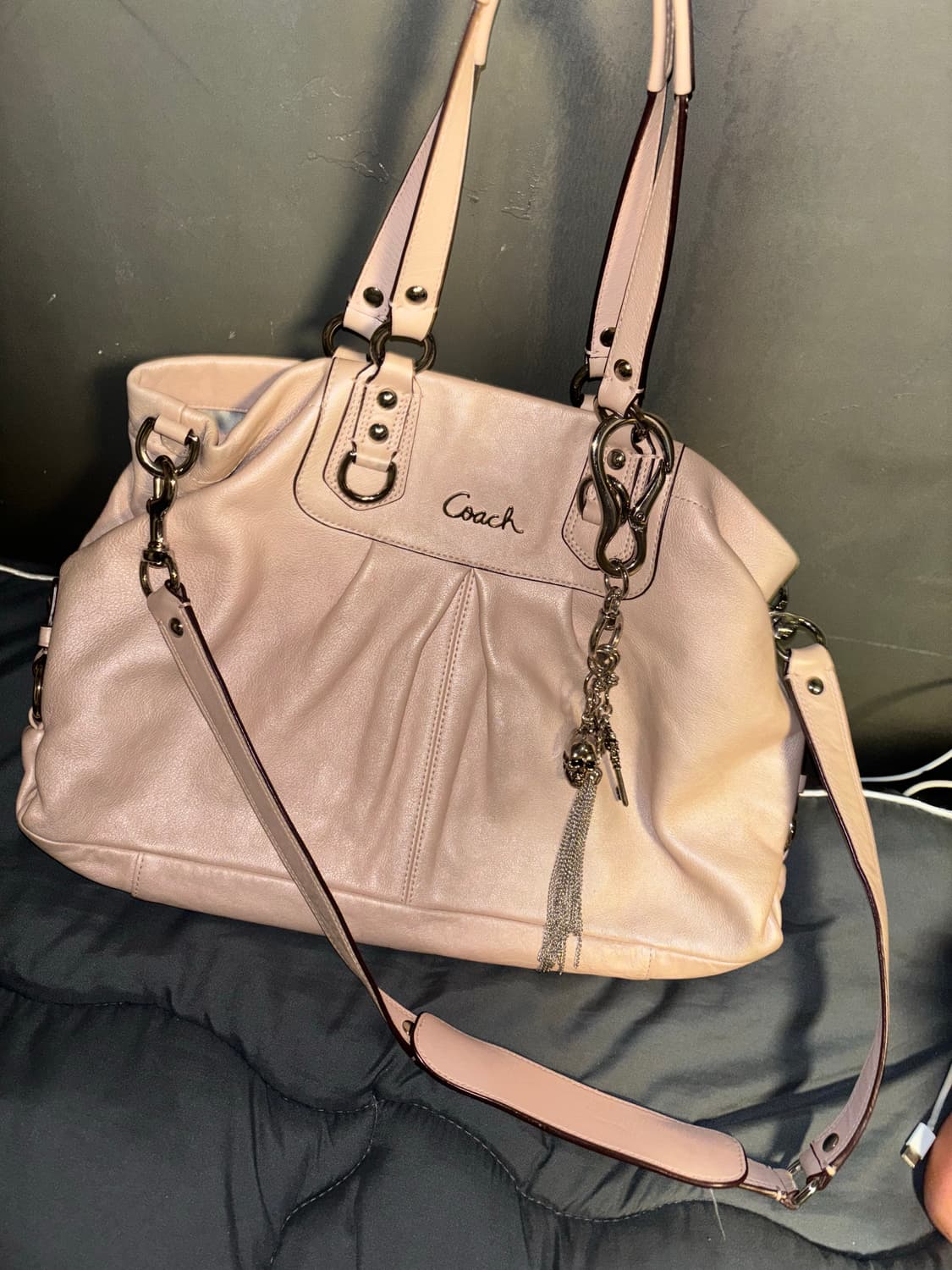 coach 빈티지 베이비핑크 히메갸루 숄더백💗 상품이미지1