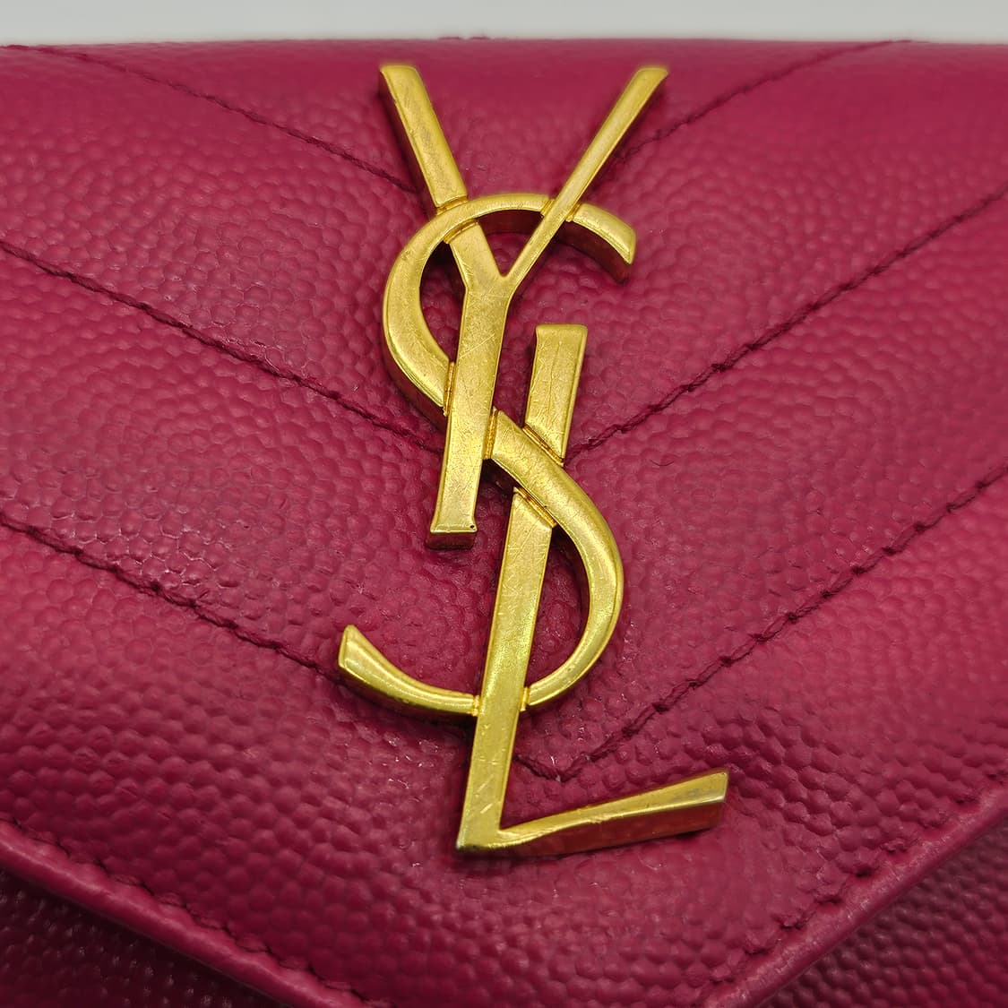 정품 생로랑 엔벨로프 캐비어 카드지갑 상품이미지10