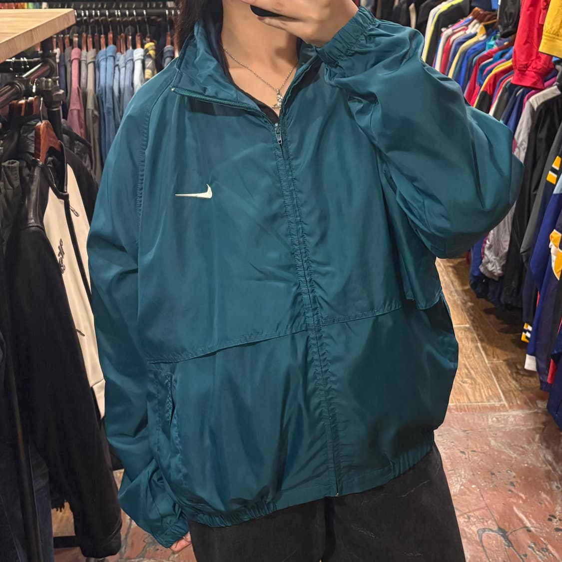 [HI] nike 바람막이 그린 상품이미지2