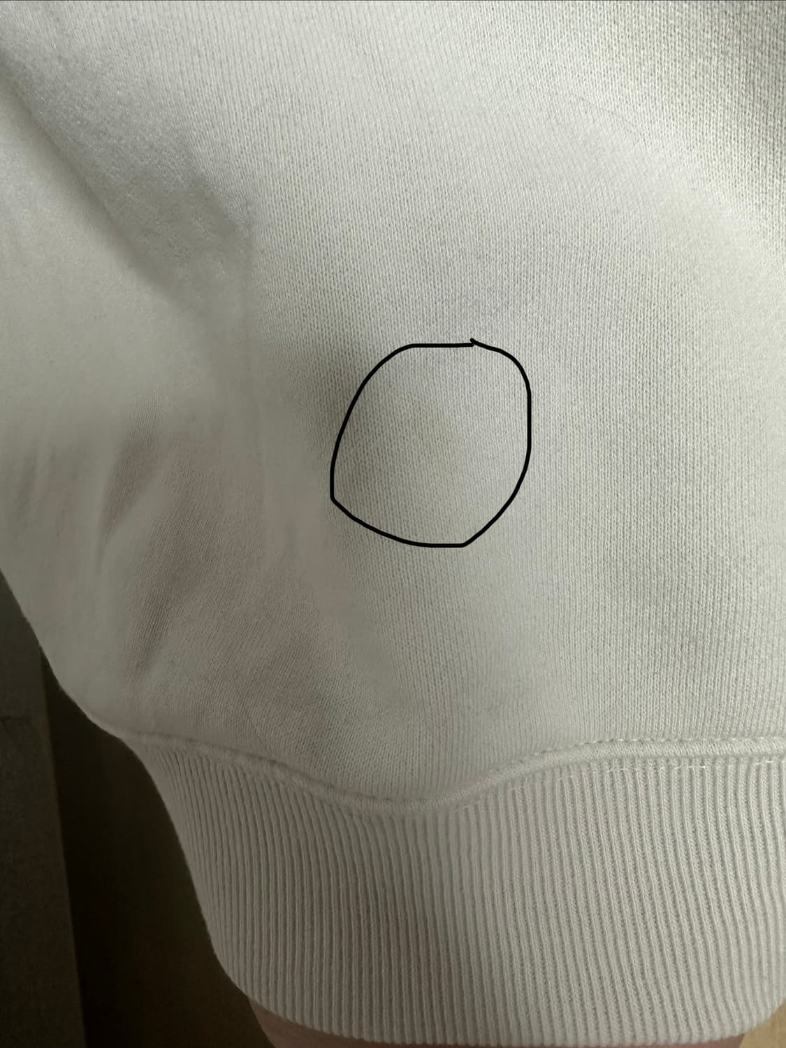 캐피탈 투톤 빅 플리스 스웻 셔츠  상품이미지3