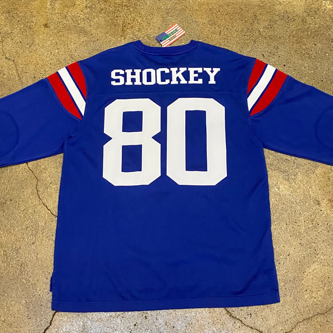 00s USA 빈티지 리복 NFL 클래식 뉴욕 자이언츠 긴팔 유니폼 상품이미지8