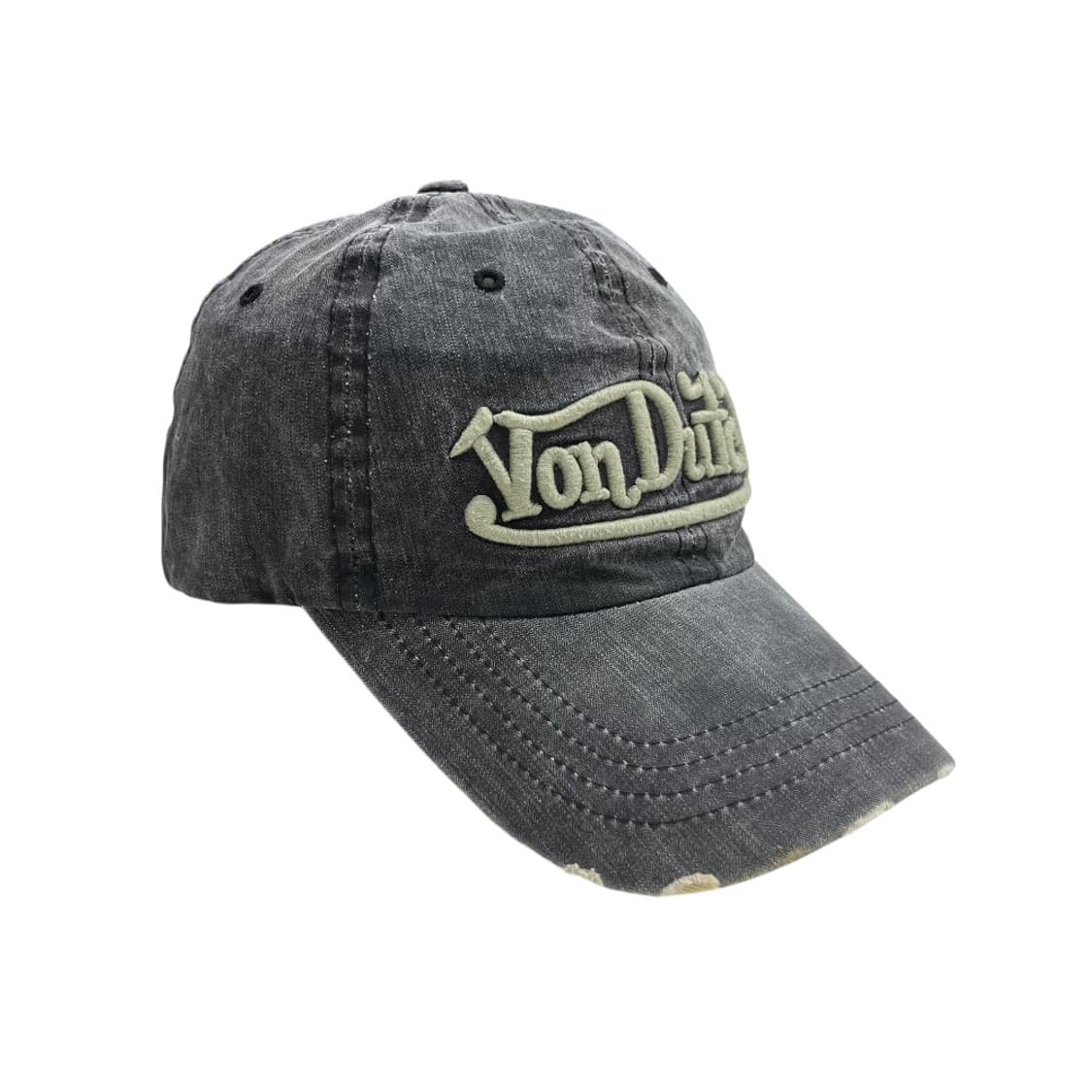 본더치 y2k 그런지 다크그레이 볼캡 상품이미지4