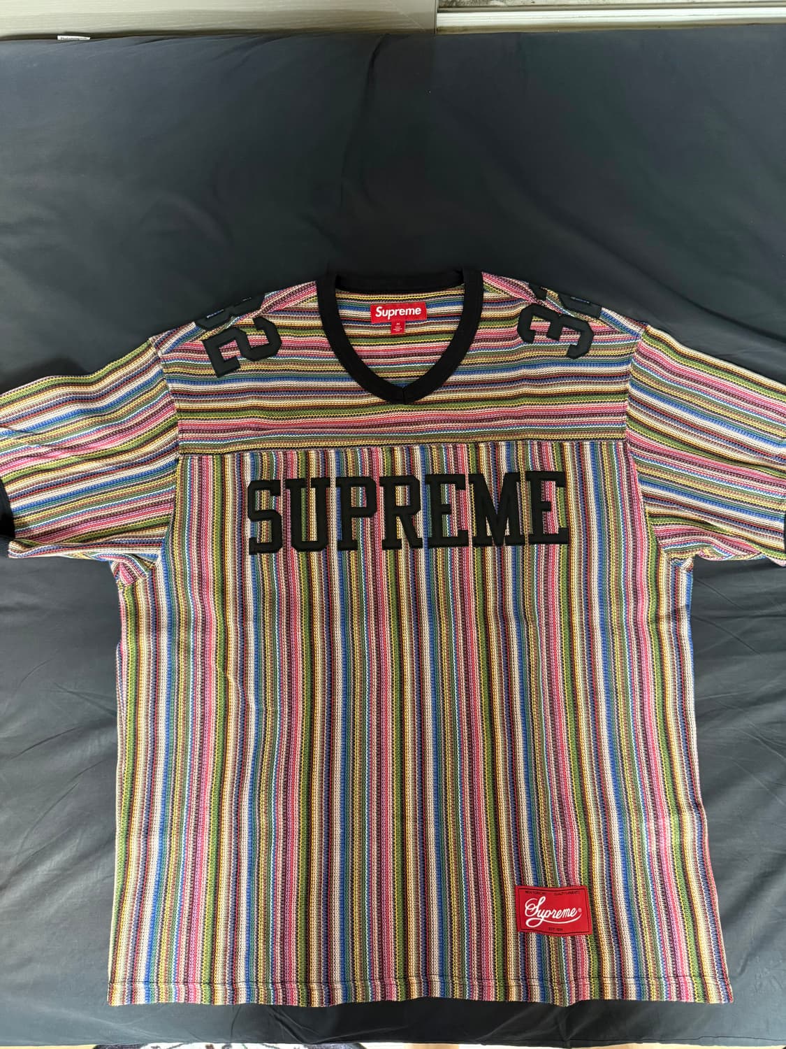 [M]슈프림 오픈 니트 풋볼 탑 멀티컬러 - 25SS 상품이미지2