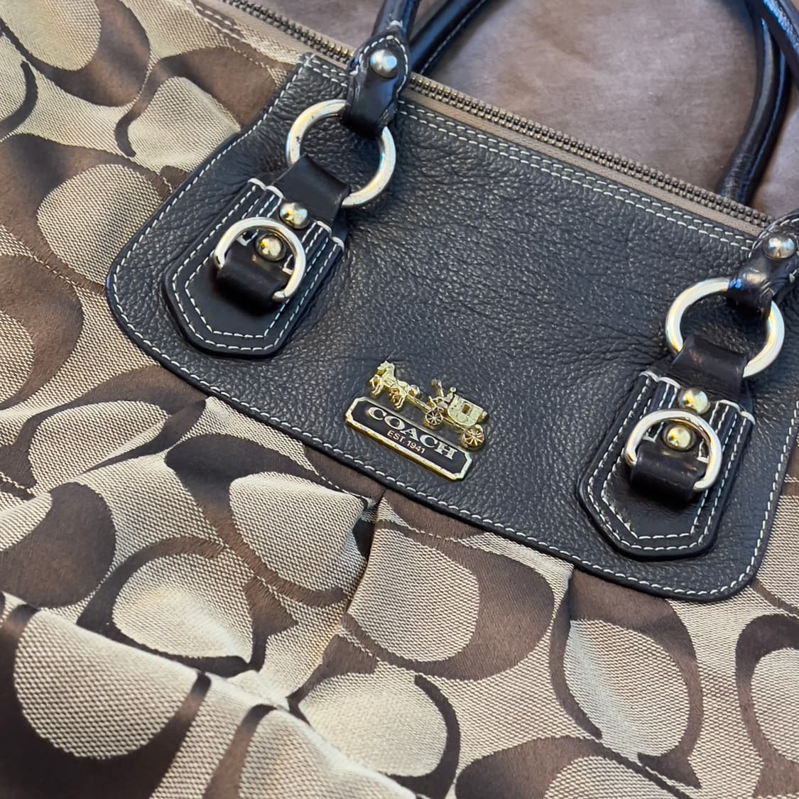 coach vintage shoulder+cross bag 상품이미지1