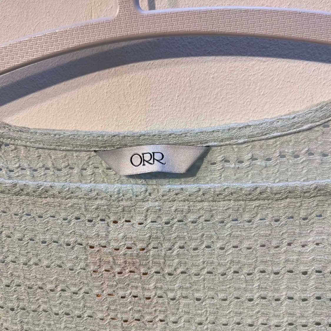 [S] ORR 오르 펀칭 블라우스 롱슬리브 상품이미지4