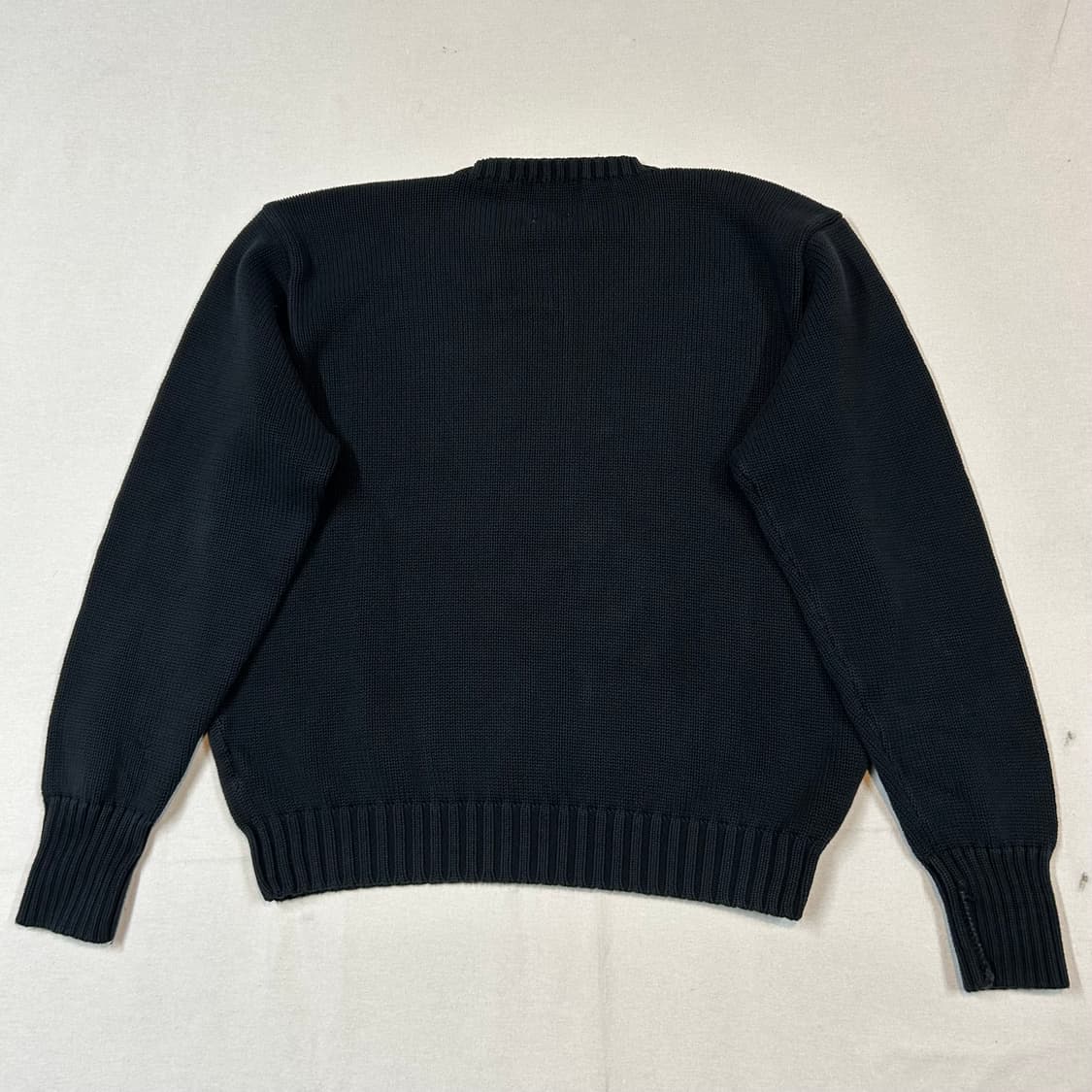 L) 폴로 랄프로렌 헤비코튼 라운드넥 니트 블랙 상품이미지6