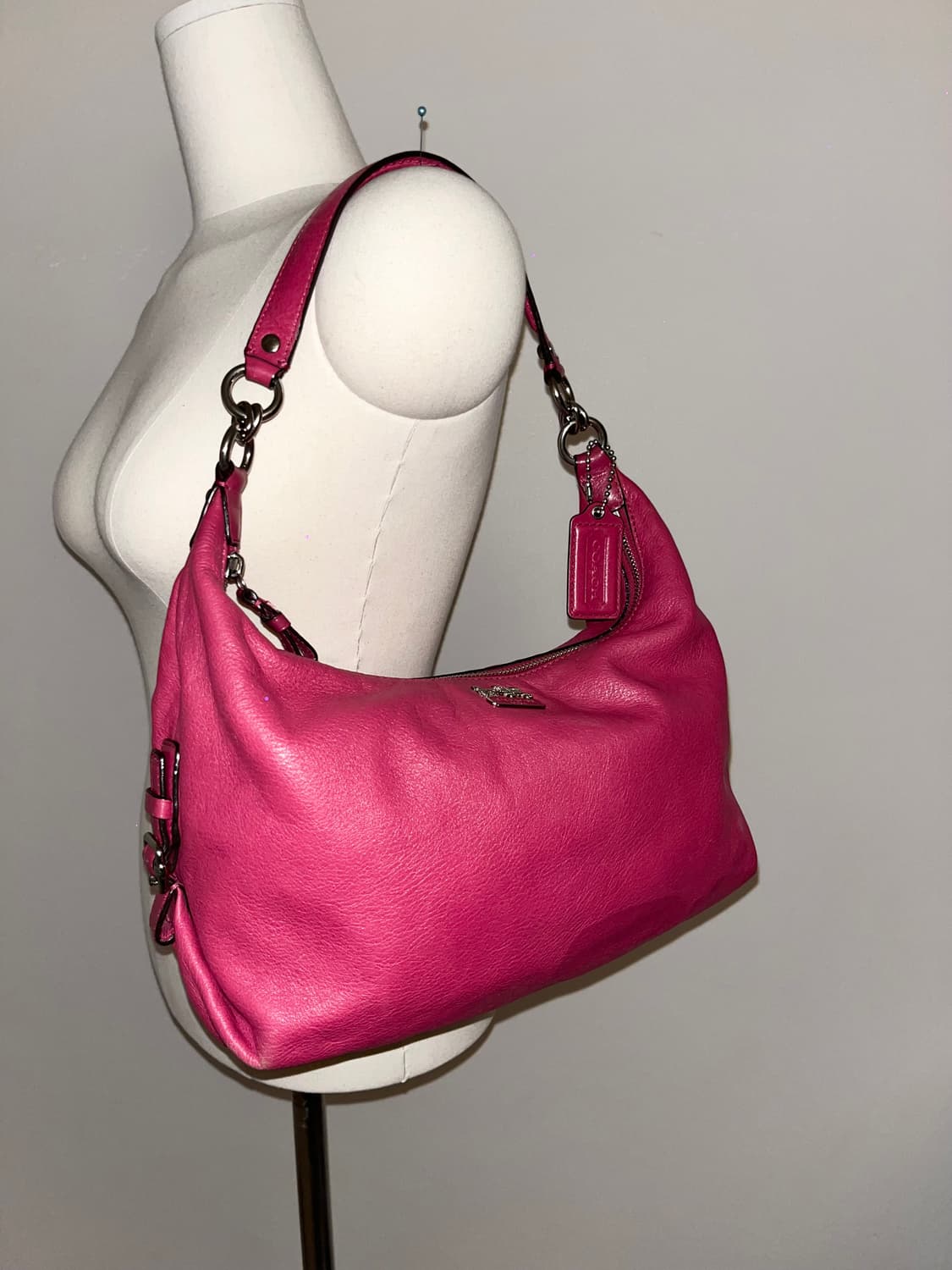 90ss Coach hotpink Shoulder bag 상품이미지3