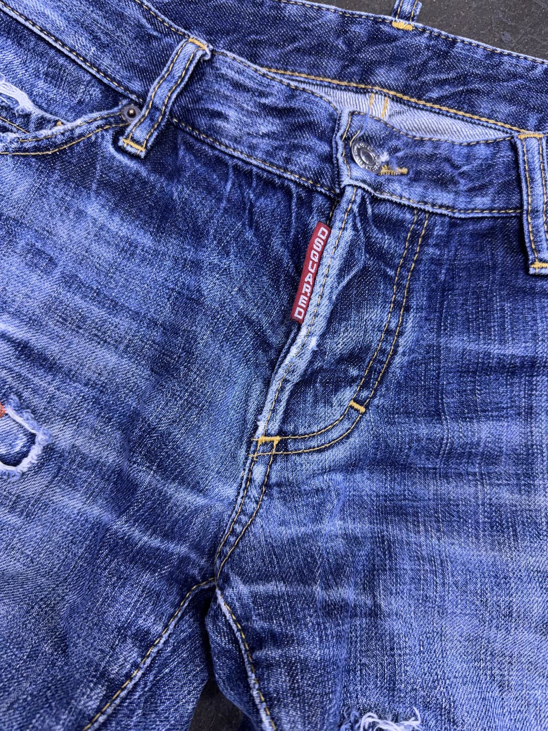 디스퀘어드2 빈티지 데미지 디스트로이드진 데님팬츠 46 상품이미지4